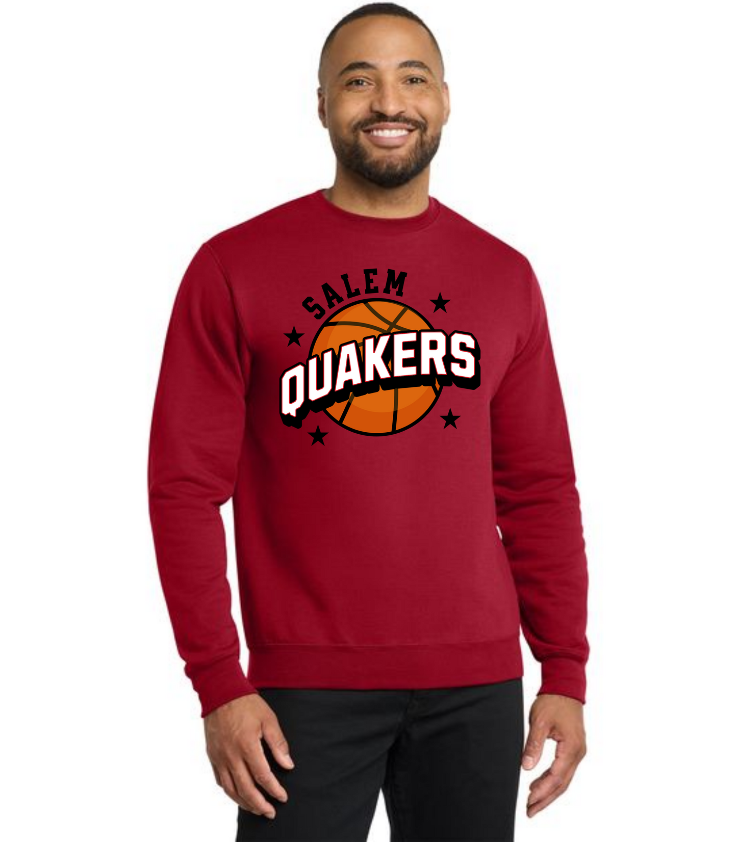 SALEM QUAKERS BASKETBALL PC78 Port & Company® Core Fleece Crewneck Sweatshirt 16