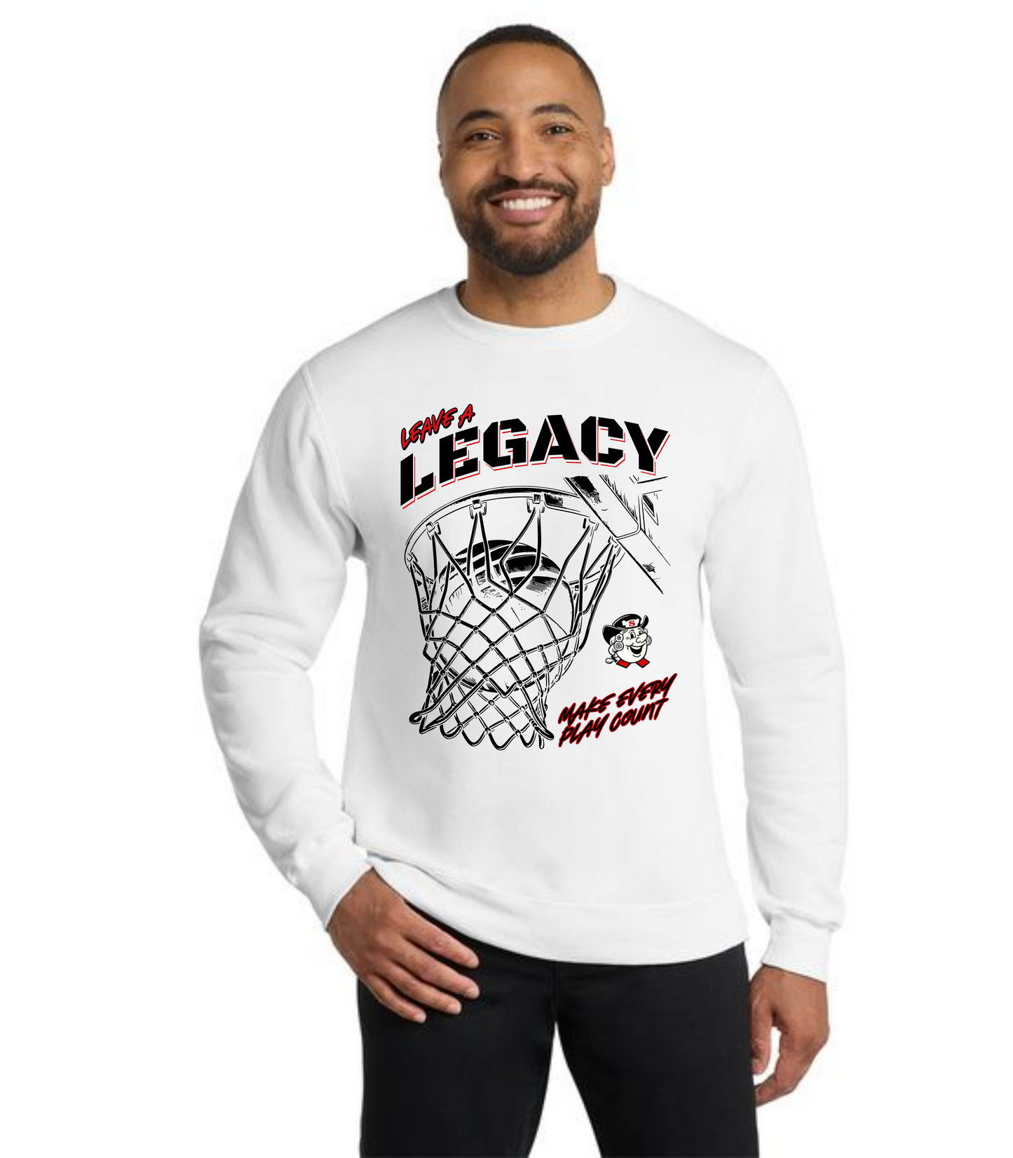 SALEM QUAKERS BASKETBALL PC78 Port & Company® Core Fleece Crewneck Sweatshirt 17