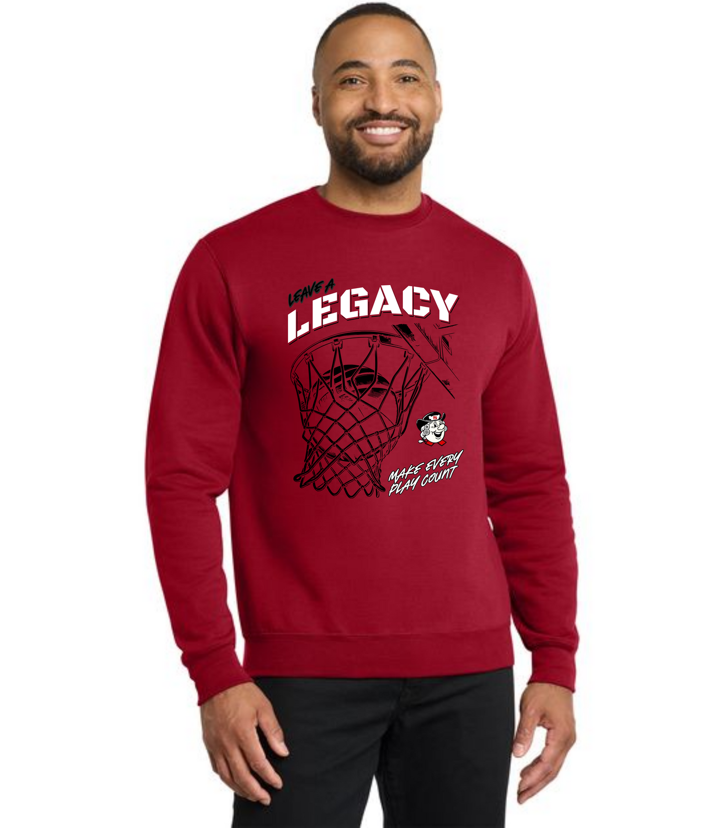SALEM QUAKERS BASKETBALL PC78 Port & Company® Core Fleece Crewneck Sweatshirt 17