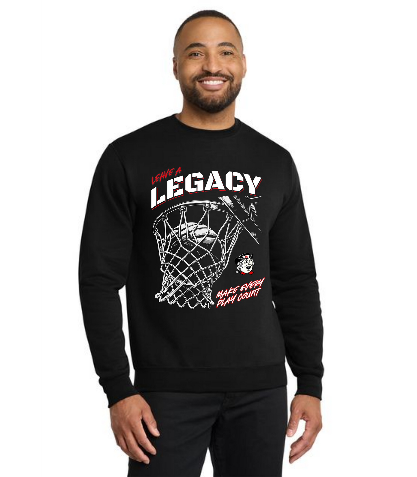 SALEM QUAKERS BASKETBALL PC78 Port & Company® Core Fleece Crewneck Sweatshirt 17