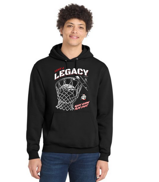 SALEM QUAKERS BASKETBALL Port & Company® Core Fleece Pullover Hooded Sweatshirt 17