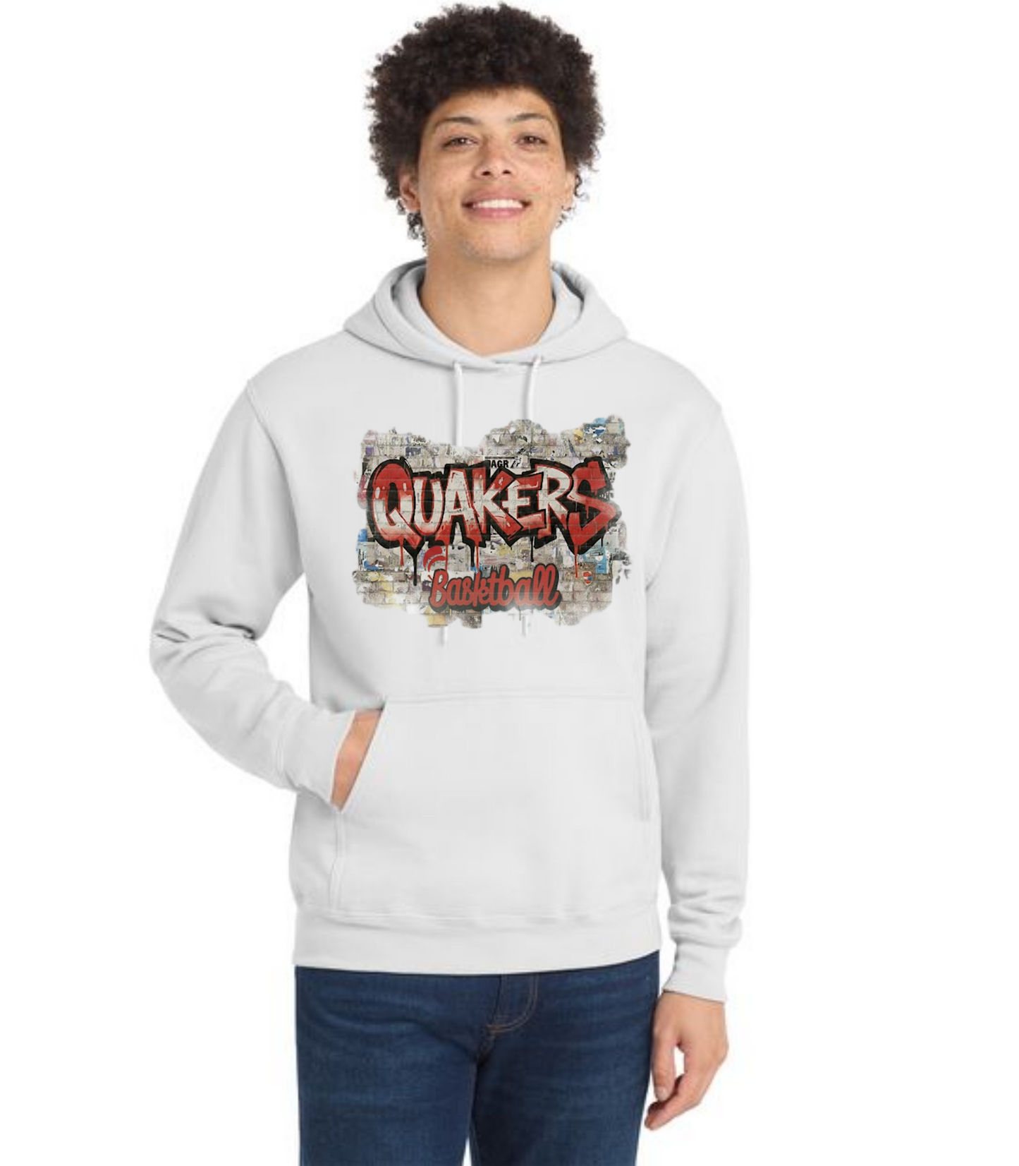 SALEM QUAKERS BASKETBALL Port & Company® Core Fleece Pullover Hooded Sweatshirt 19