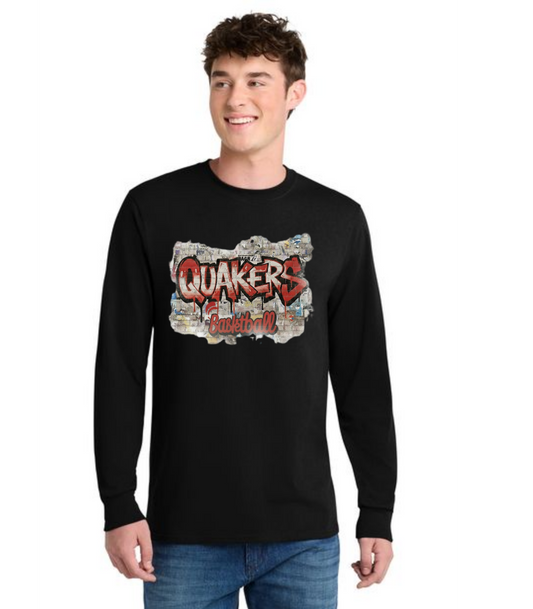SALEM QUAKERS BASKETBALL DM132 District ® Perfect Tri ® Long Sleeve Tee 19
