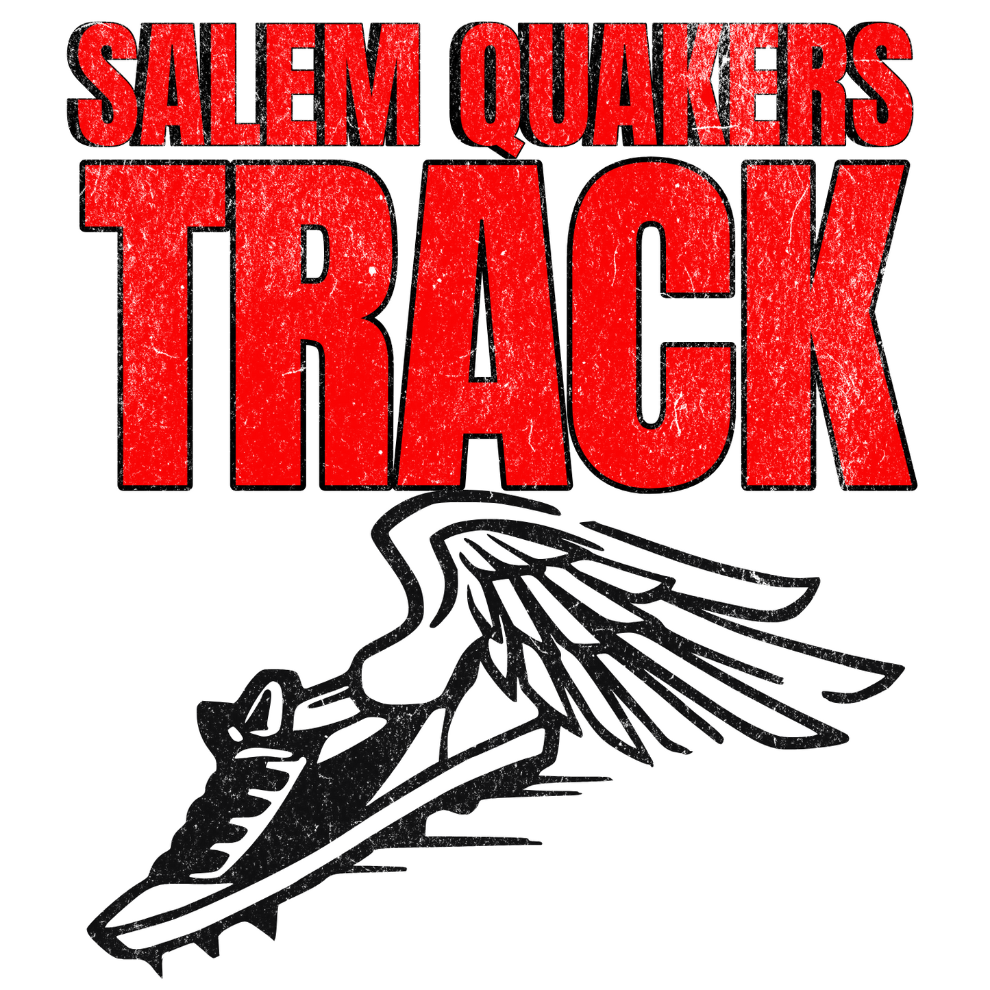 SALEM QUAKERS TRACK AND FIELD PC78 Port & Company® Core Fleece Crewneck Sweatshirt 18