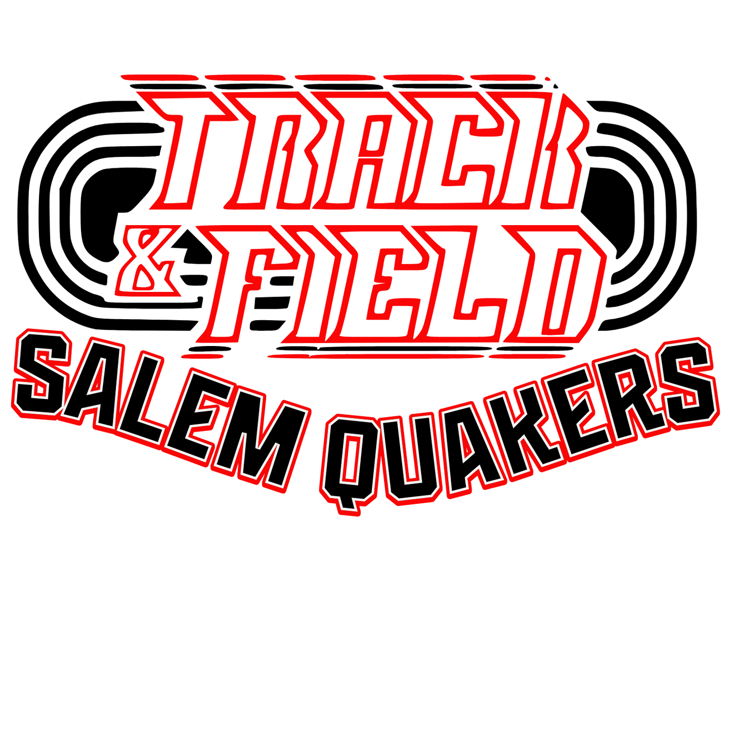 SALEM QUAKERS TRACK AND FIELD PC78 Port & Company® Core Fleece Crewneck Sweatshirt 15