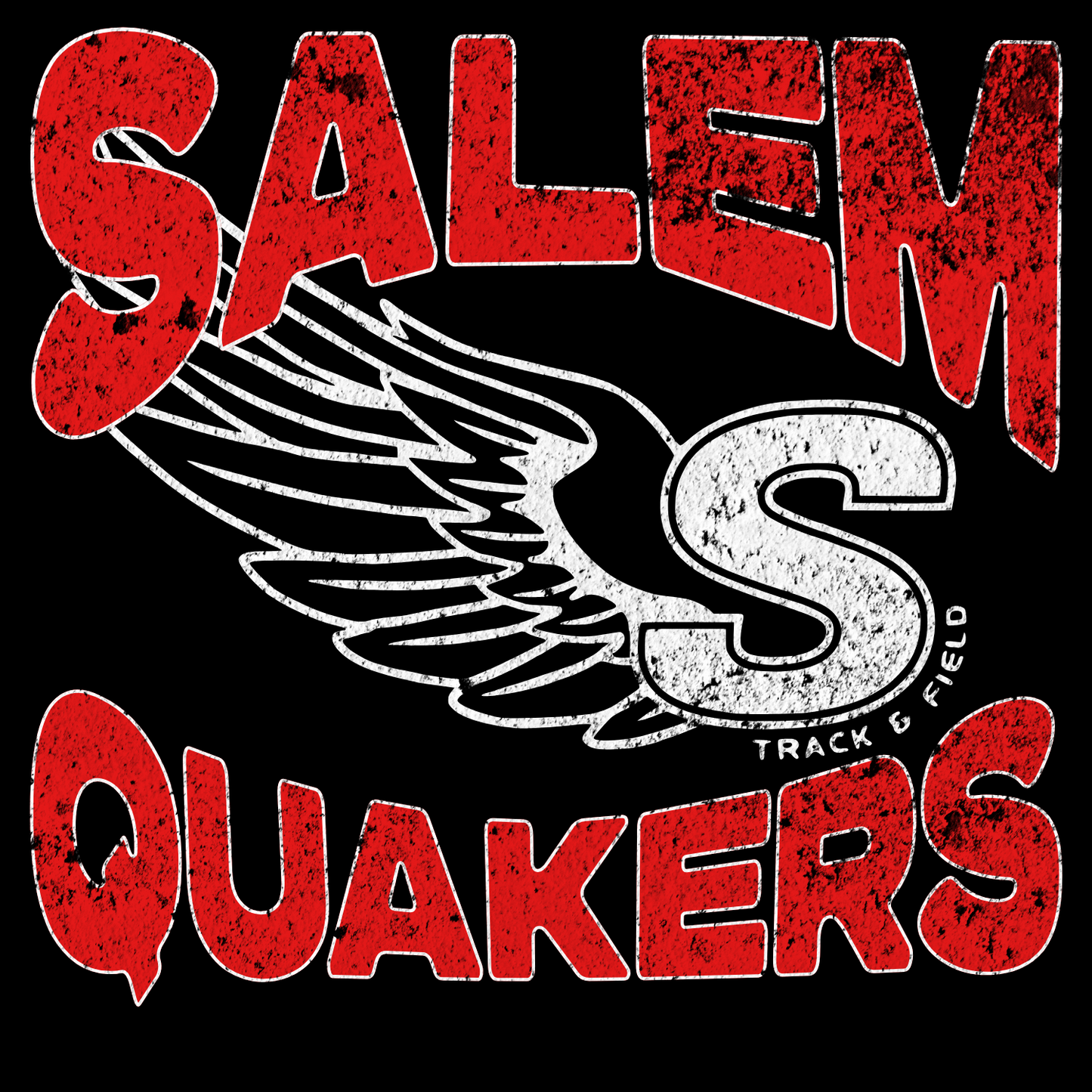 SALEM QUAKERS TRACK & FIELD Gildan Softstyle® Long Sleeve T-Shirt 14