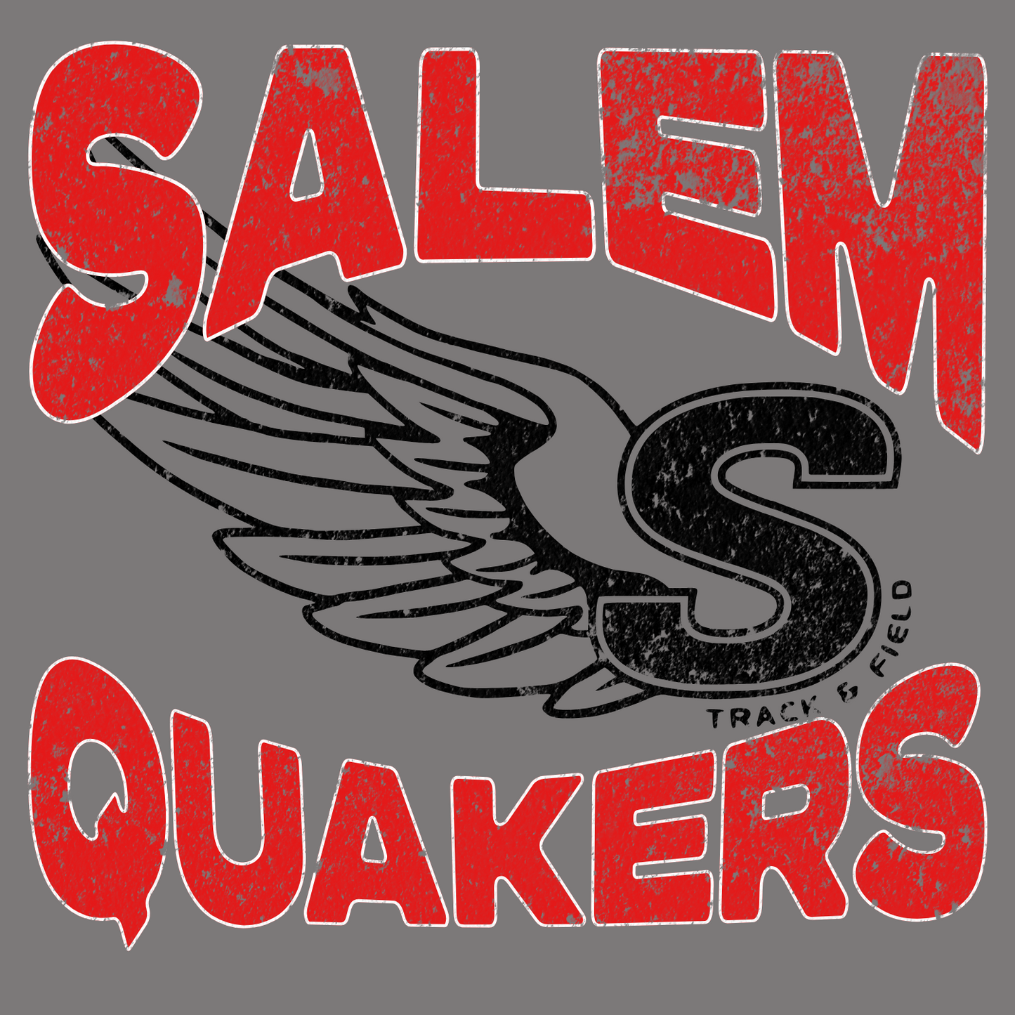 SALEM QUAKERS TRACK AND FIELD PC78 Port & Company® Core Fleece Crewneck Sweatshirt 14