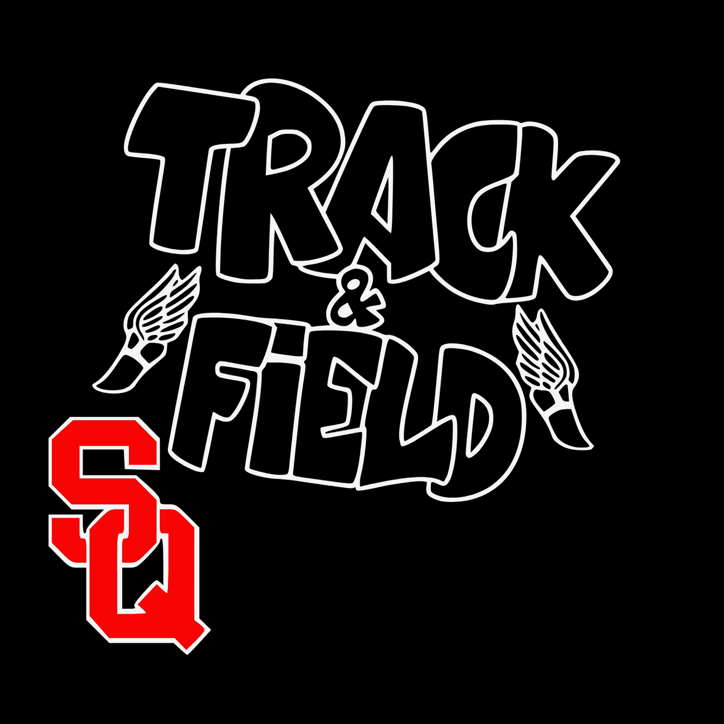 SALEM QUAKERS TRACK AND FIELD PC78H Port & Company® Core Fleece Pullover Hooded Sweatshirt 19