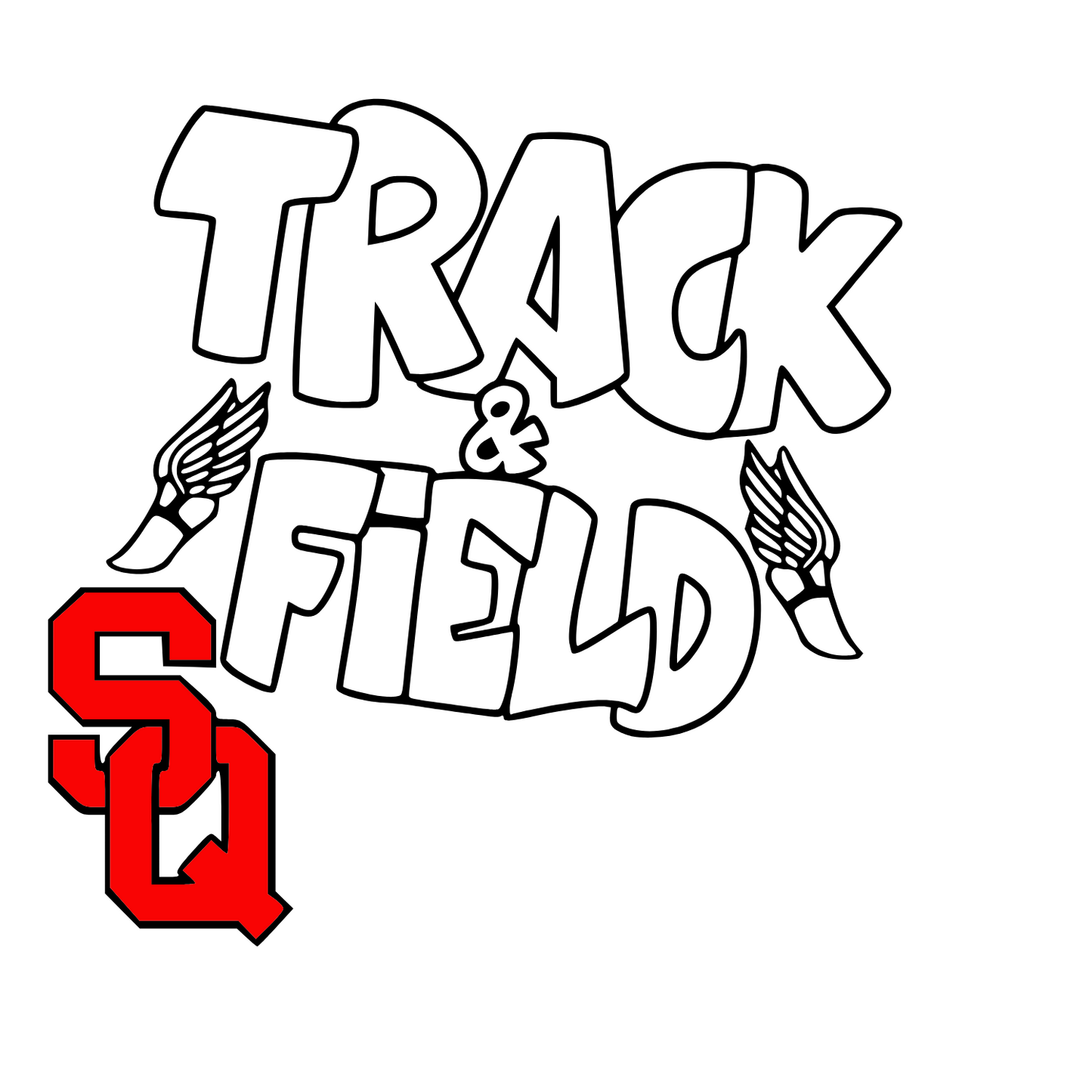 SALEM QUAKERS TRACK AND FIELD PC78 Port & Company® Core Fleece Crewneck Sweatshirt 19