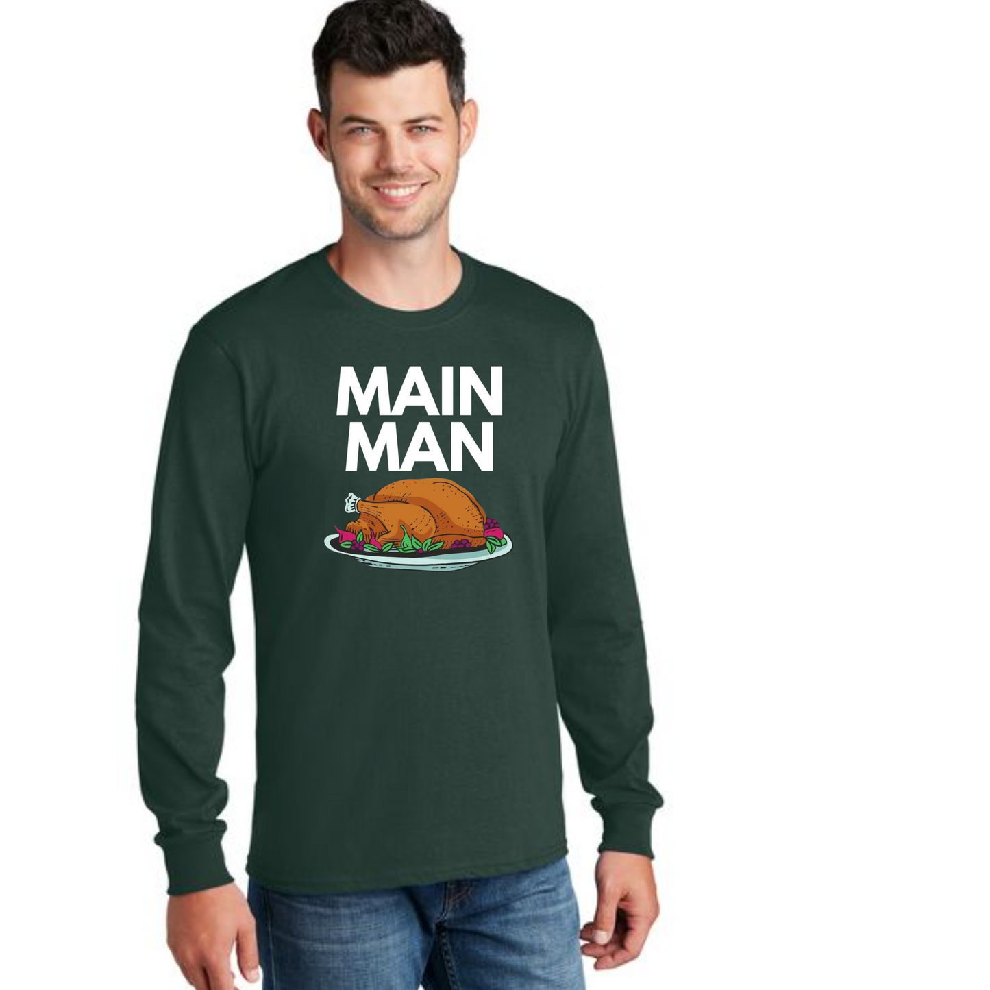 THANKSGIVING PC54LS Port & Company® Long Sleeve Core Cotton Tee 10