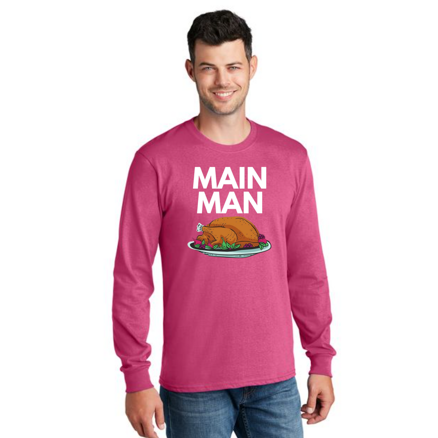 THANKSGIVING PC54LS Port & Company® Long Sleeve Core Cotton Tee 10