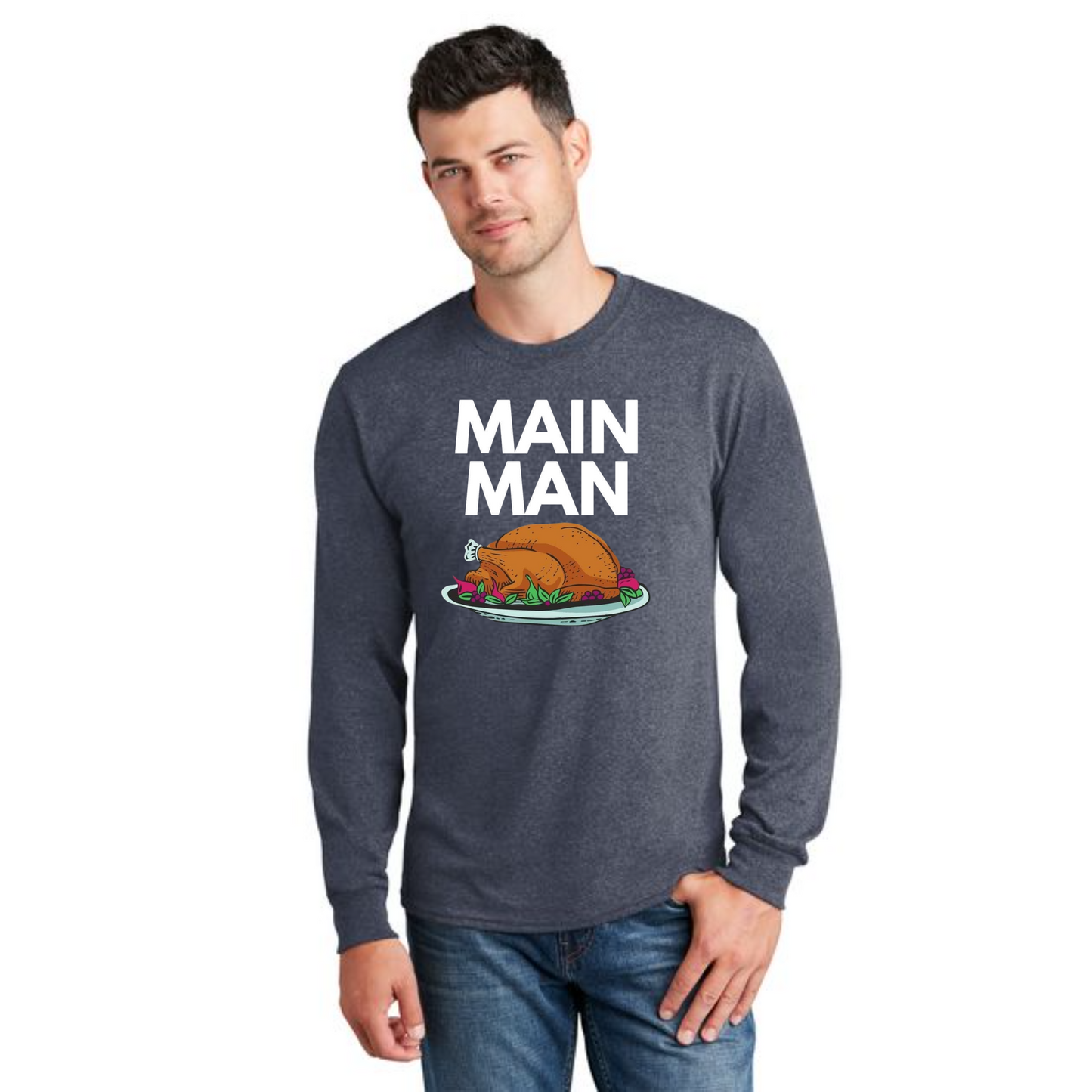 THANKSGIVING PC54LS Port & Company® Long Sleeve Core Cotton Tee 10