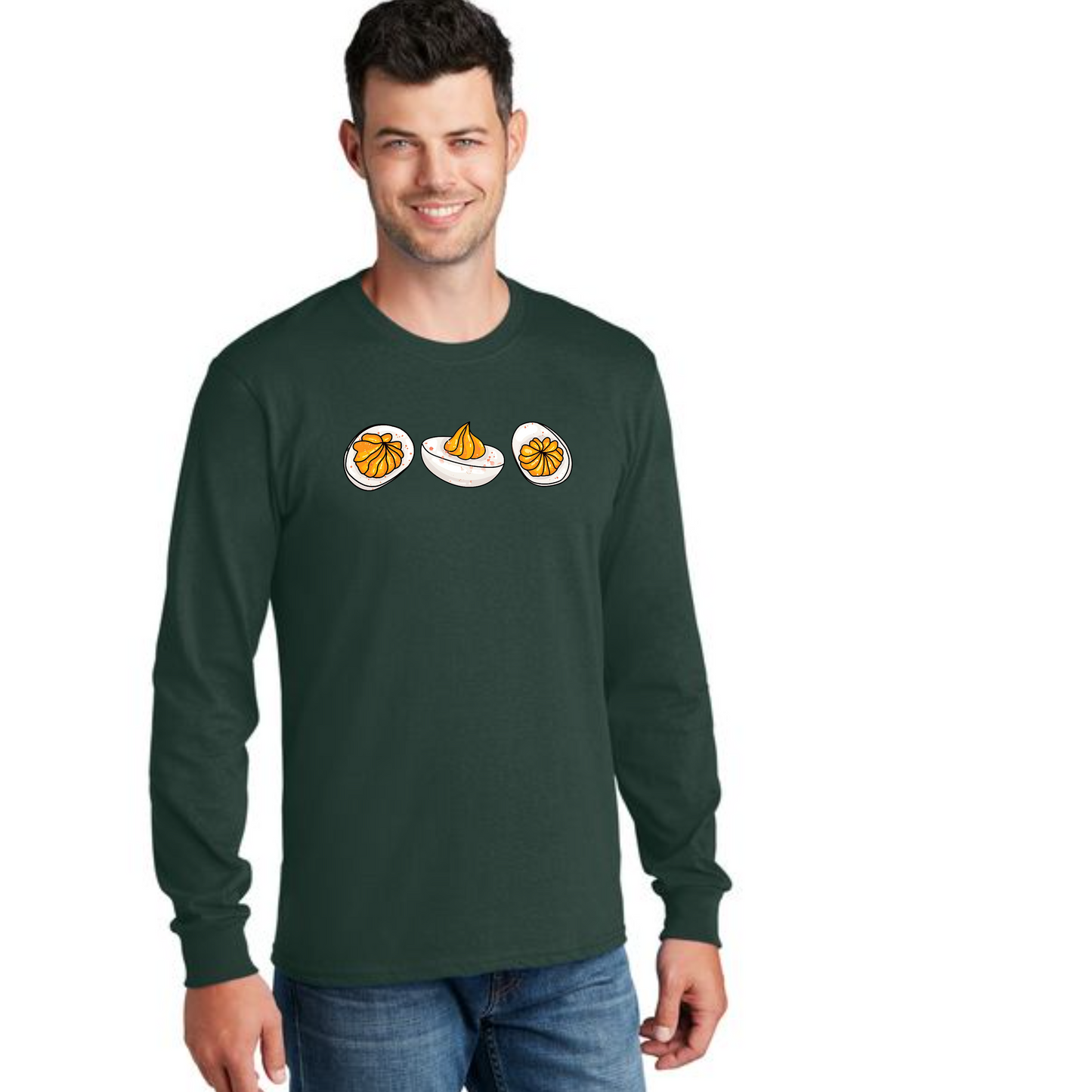 THANKSGIVING PC54LS Port & Company® Long Sleeve Core Cotton Tee 11