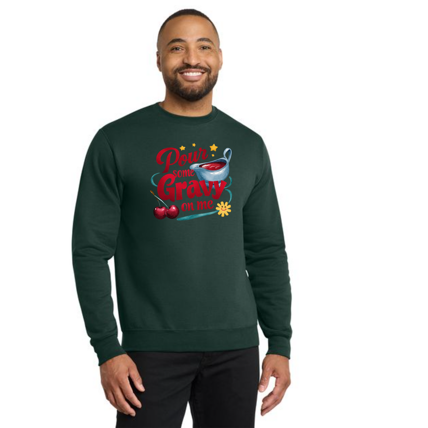 THANKSGIVING PC78 Port & Company® Core Fleece Crewneck Sweatshirt 13