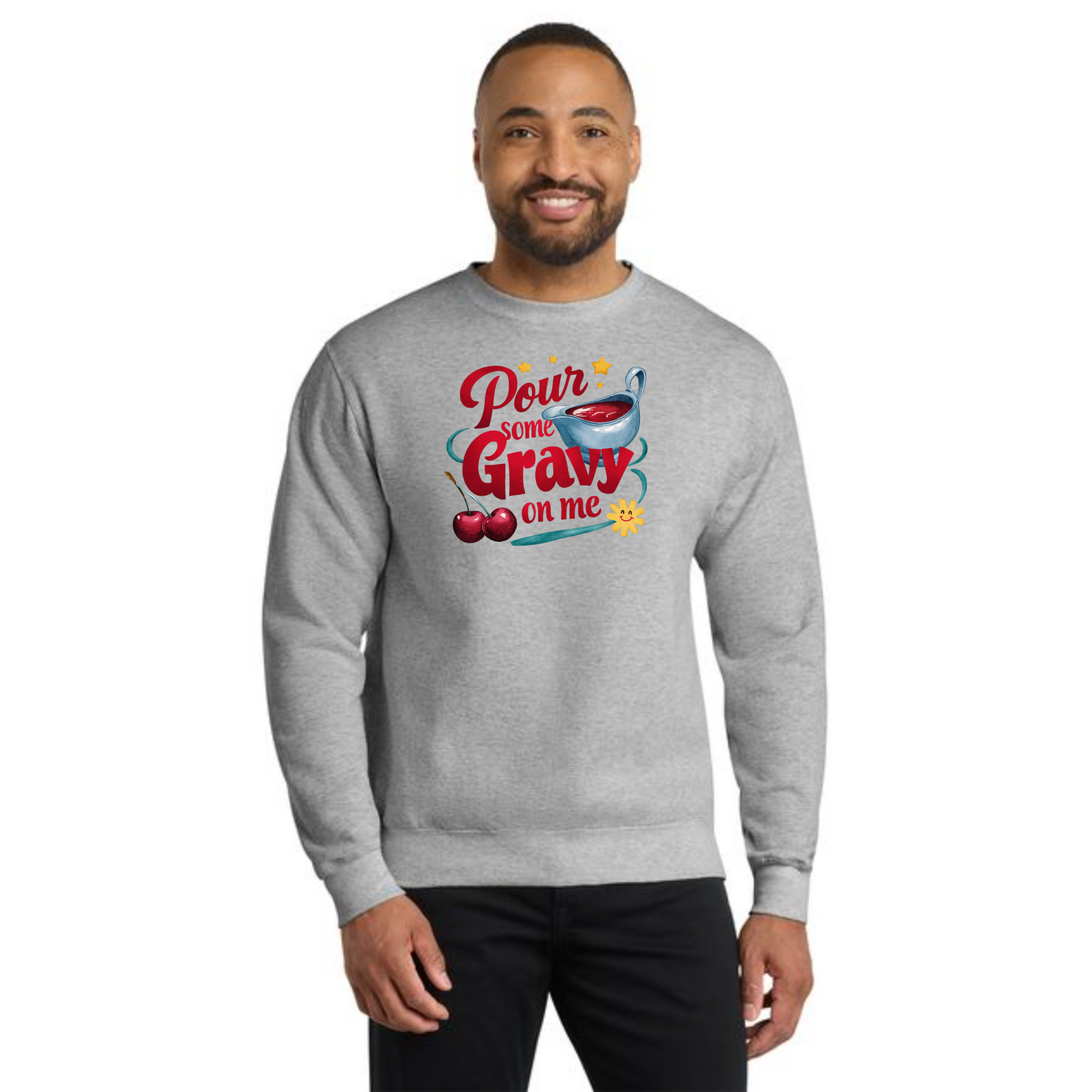 THANKSGIVING PC78 Port & Company® Core Fleece Crewneck Sweatshirt 13