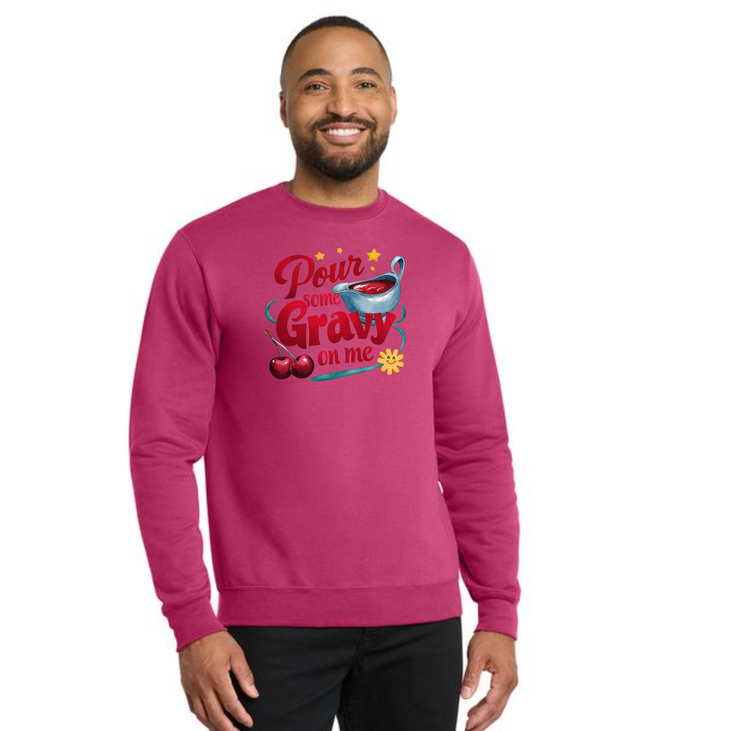 THANKSGIVING PC78 Port & Company® Core Fleece Crewneck Sweatshirt 13