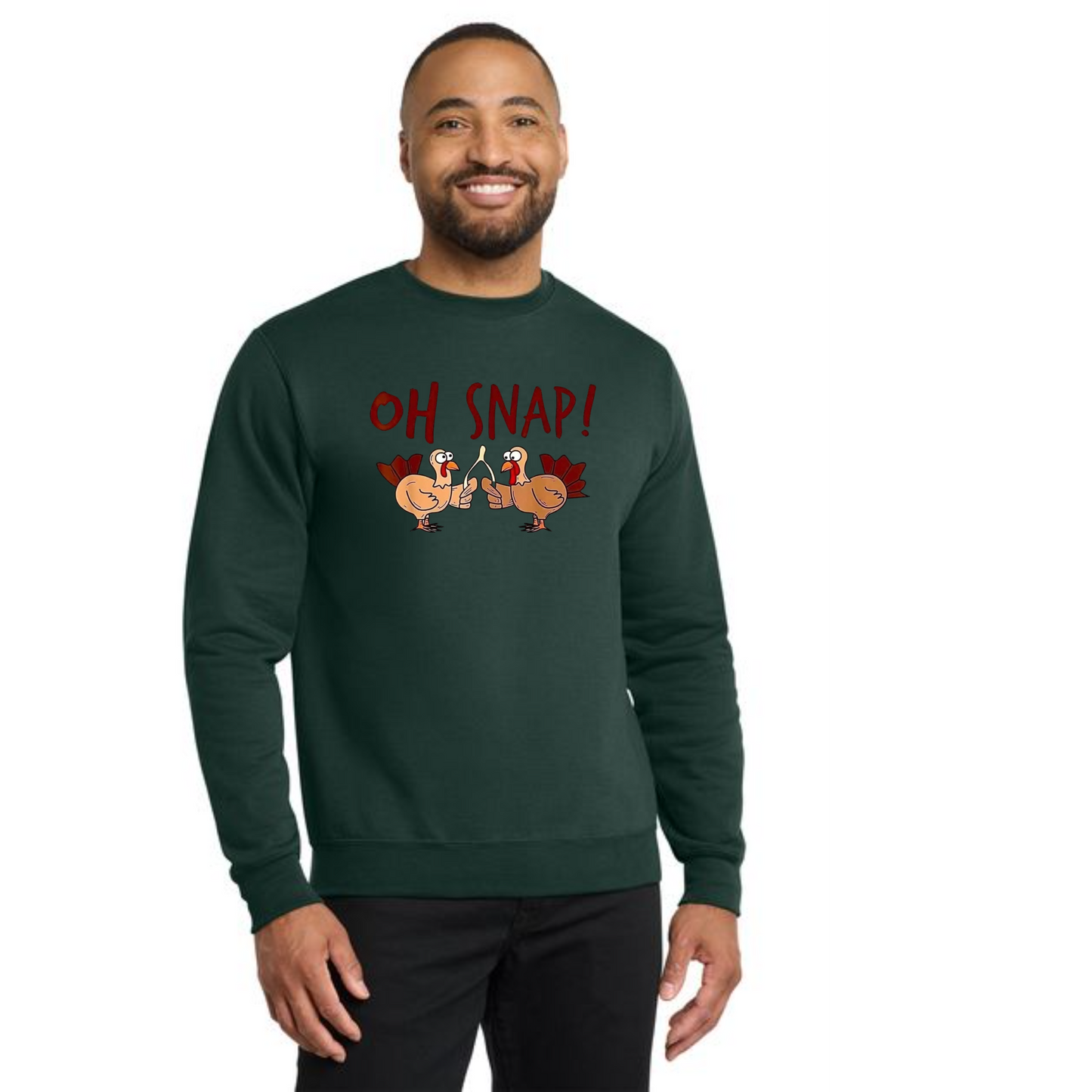 THANKSGIVING PC78 Port & Company® Core Fleece Crewneck Sweatshirt 14