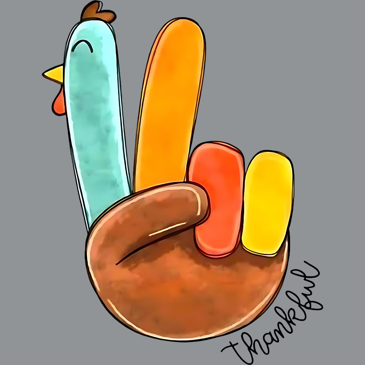 THANKSGIVING PC54LS Port & Company® Long Sleeve Core Cotton Tee 15