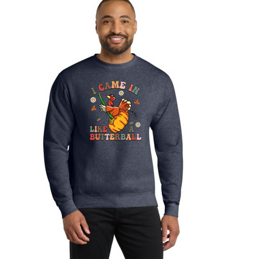 THANKSGIVING PC78 Port & Company® Core Fleece Crewneck Sweatshirt 16