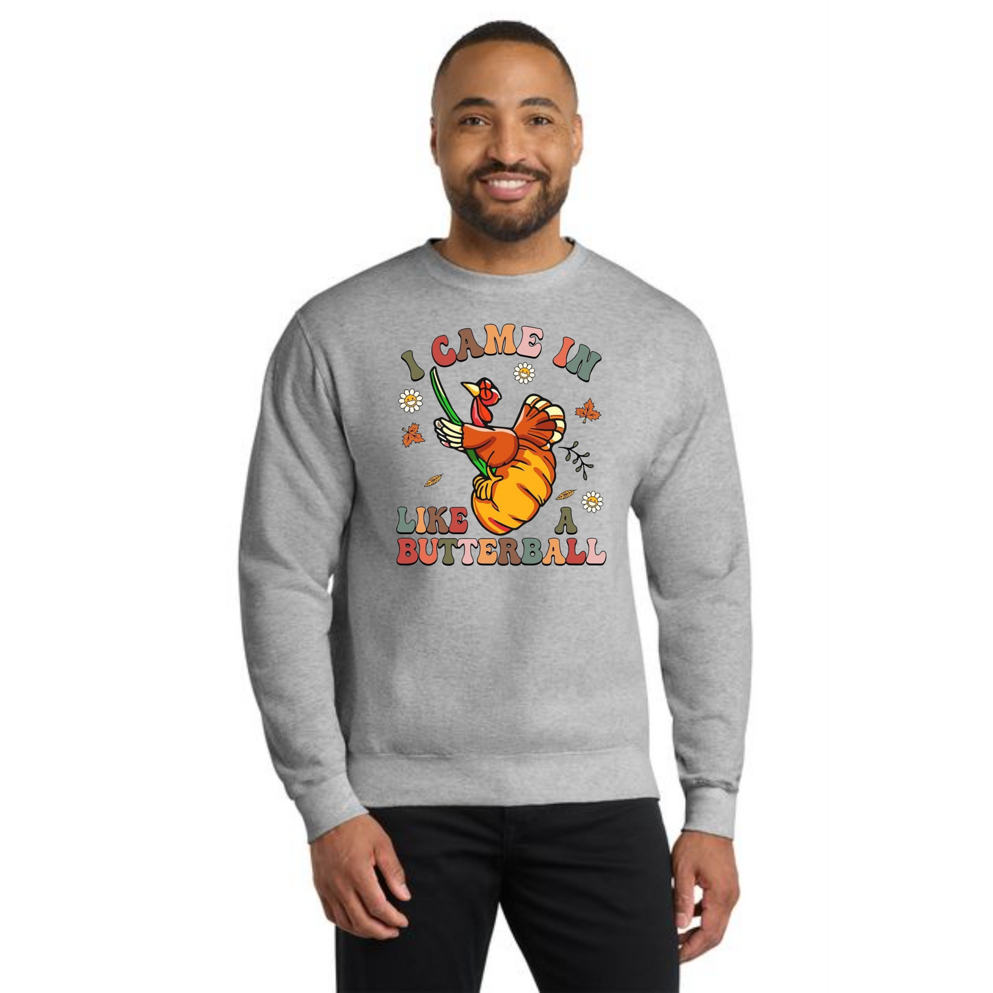 THANKSGIVING PC78 Port & Company® Core Fleece Crewneck Sweatshirt 16