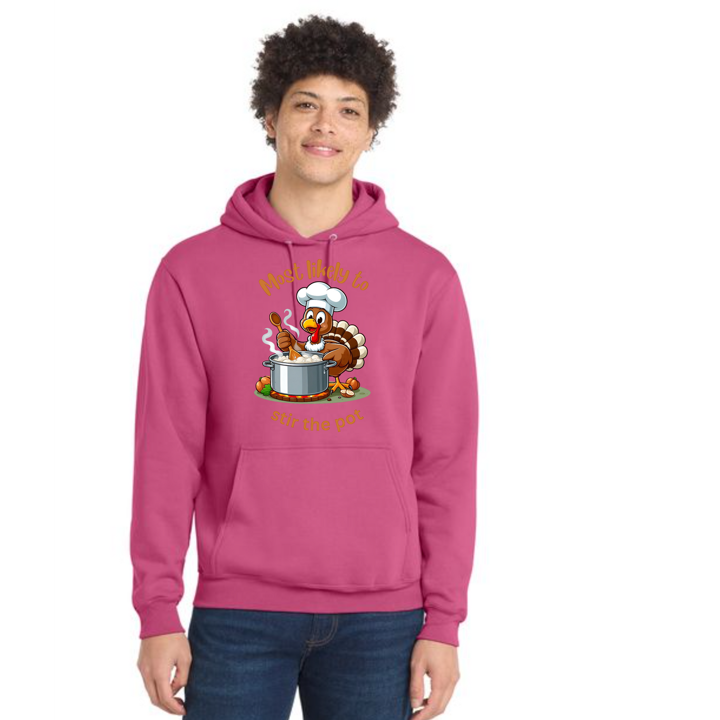 THANKSGIVING Port & Company® Core Fleece Pullover Hooded Sweatshirt 17