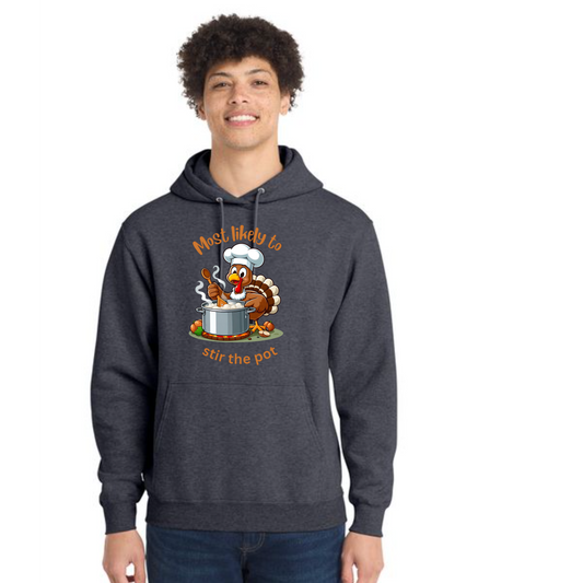 THANKSGIVING Port & Company® Core Fleece Pullover Hooded Sweatshirt 17