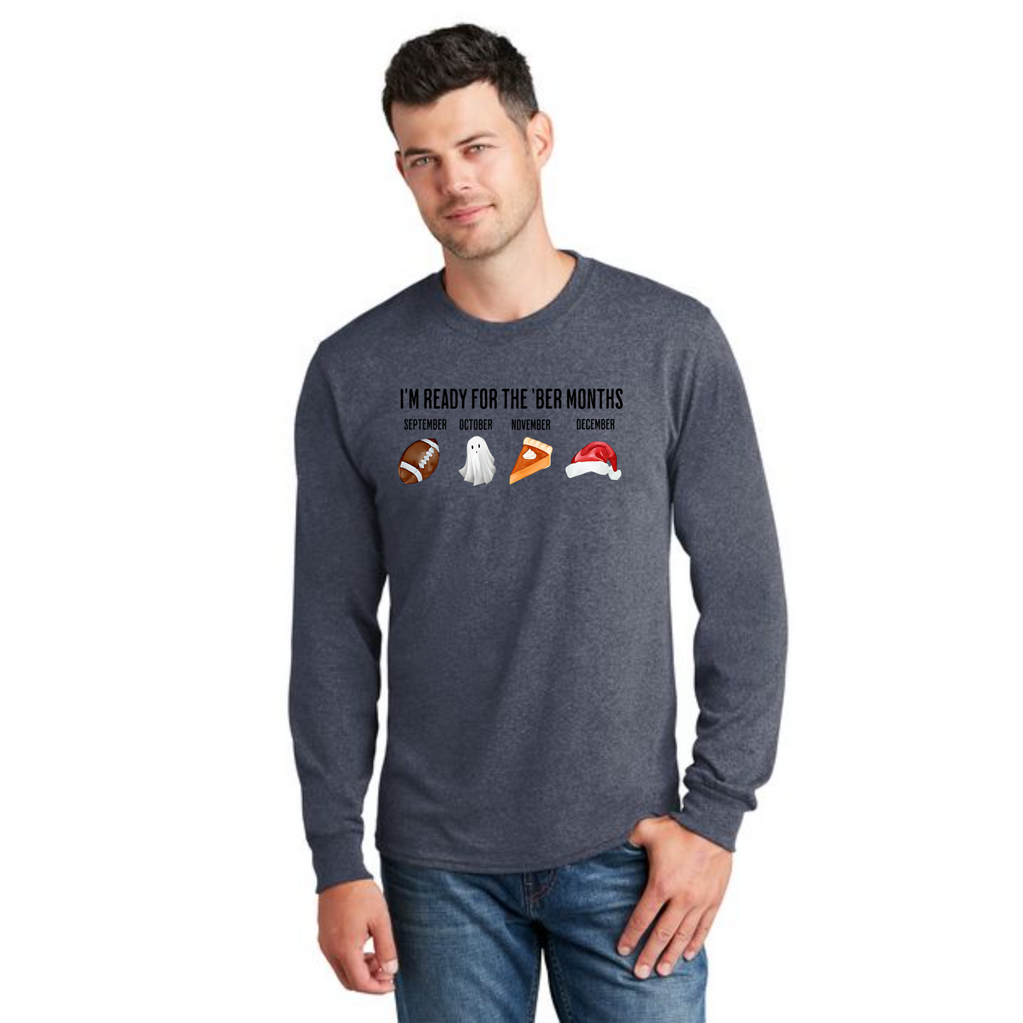 THANKSGIVING PC54LS Port & Company® Long Sleeve Core Cotton Tee 19