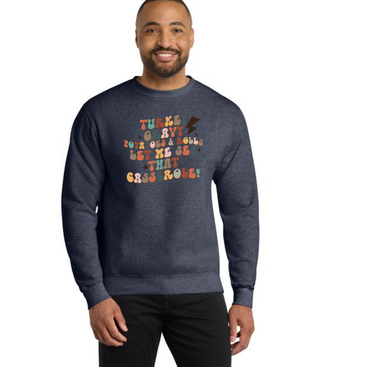 THANKSGIVING PC78 Port & Company® Core Fleece Crewneck Sweatshirt 21