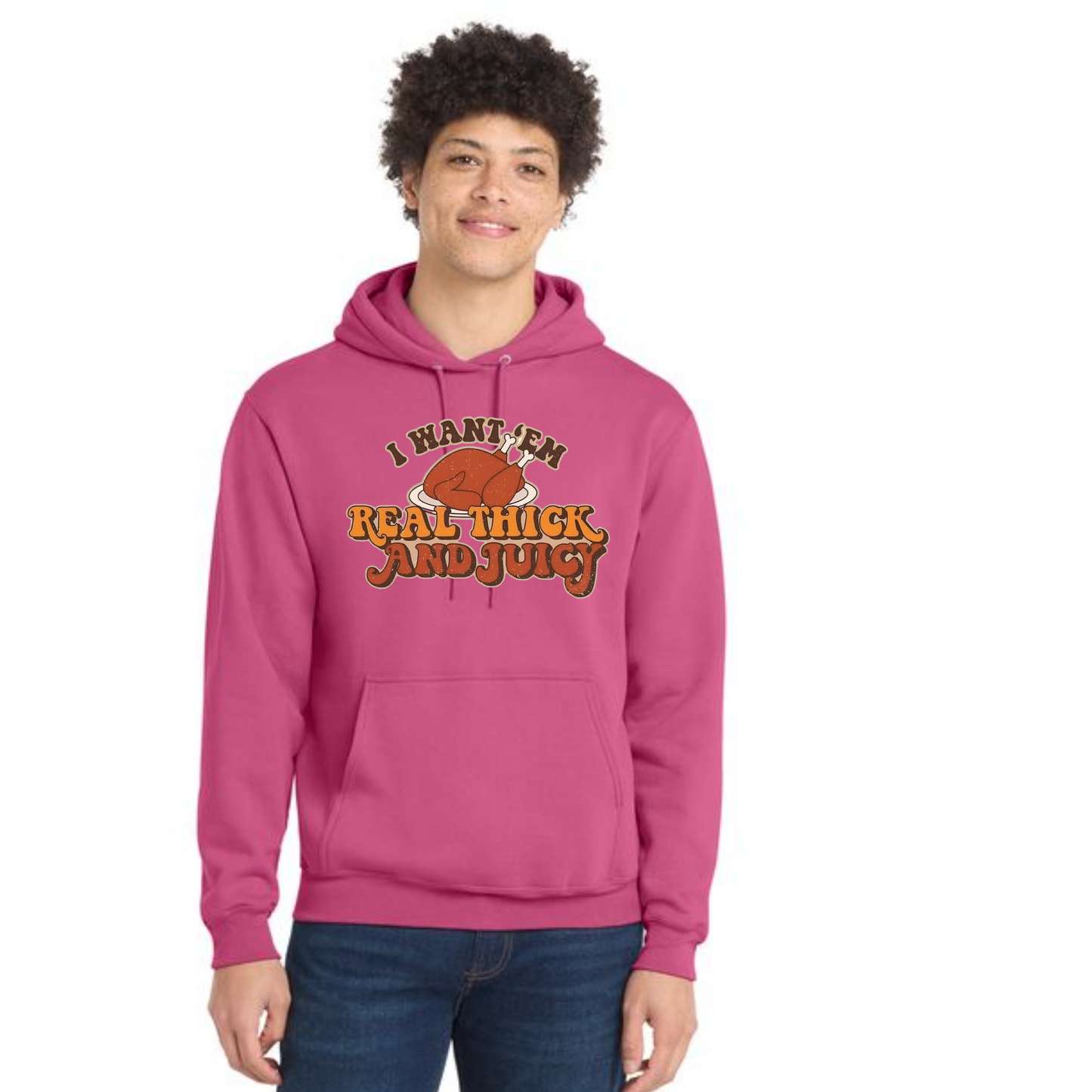 THANKSGIVING Port & Company® Core Fleece Pullover Hooded Sweatshirt 23