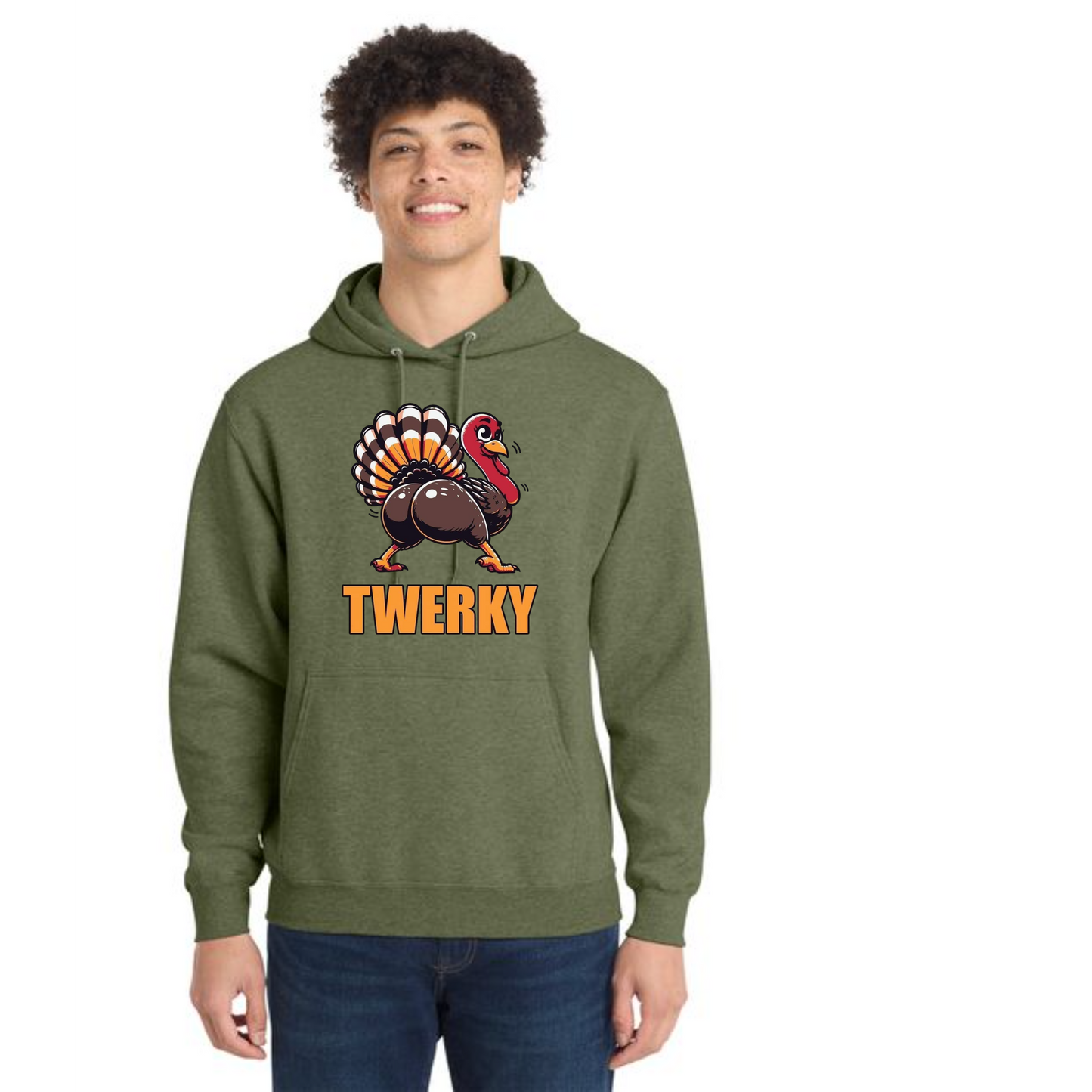 THANKSGIVING Port & Company® Core Fleece Pullover Hooded Sweatshirt 24