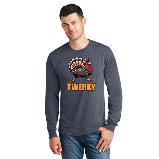 THANKSGIVING PC54LS Port & Company® Long Sleeve Core Cotton Tee 24