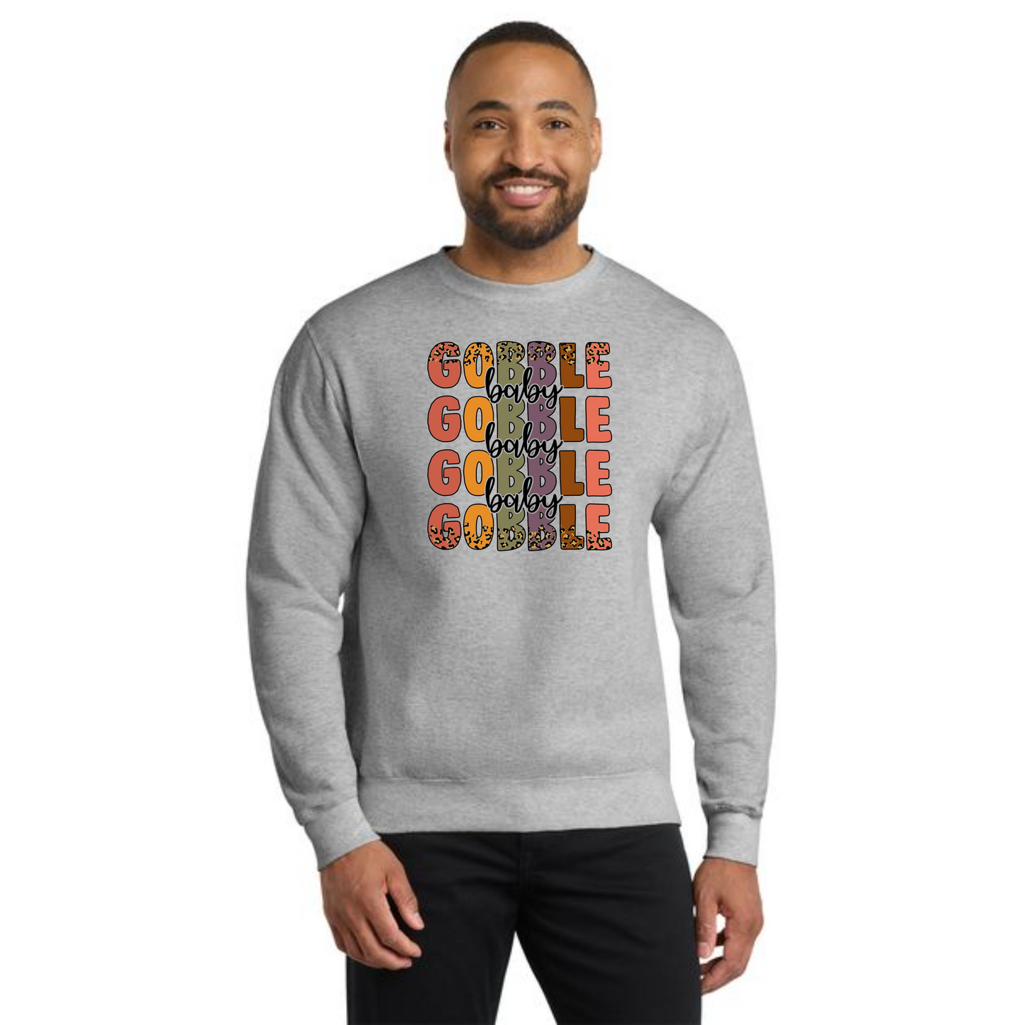 THANKSGIVING PC78 Port & Company® Core Fleece Crewneck Sweatshirt 25