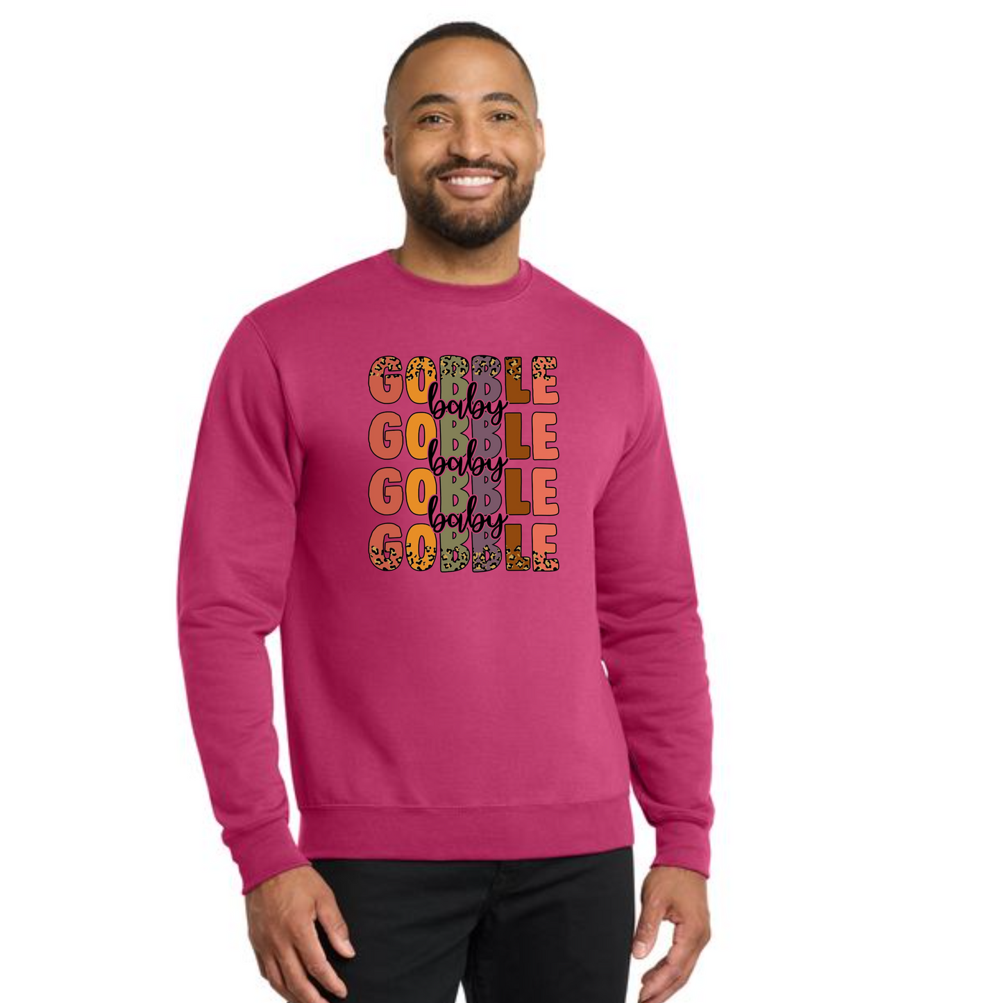 THANKSGIVING PC78 Port & Company® Core Fleece Crewneck Sweatshirt 25
