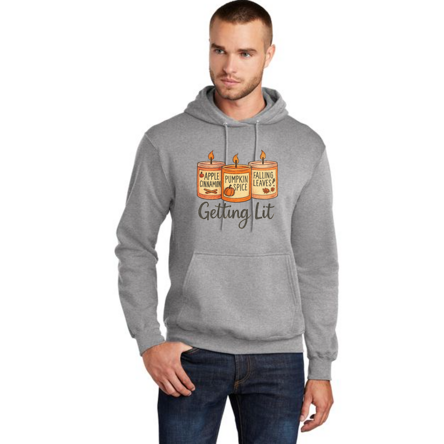 THANKSGIVING Port & Company® Core Fleece Pullover Hooded Sweatshirt 26