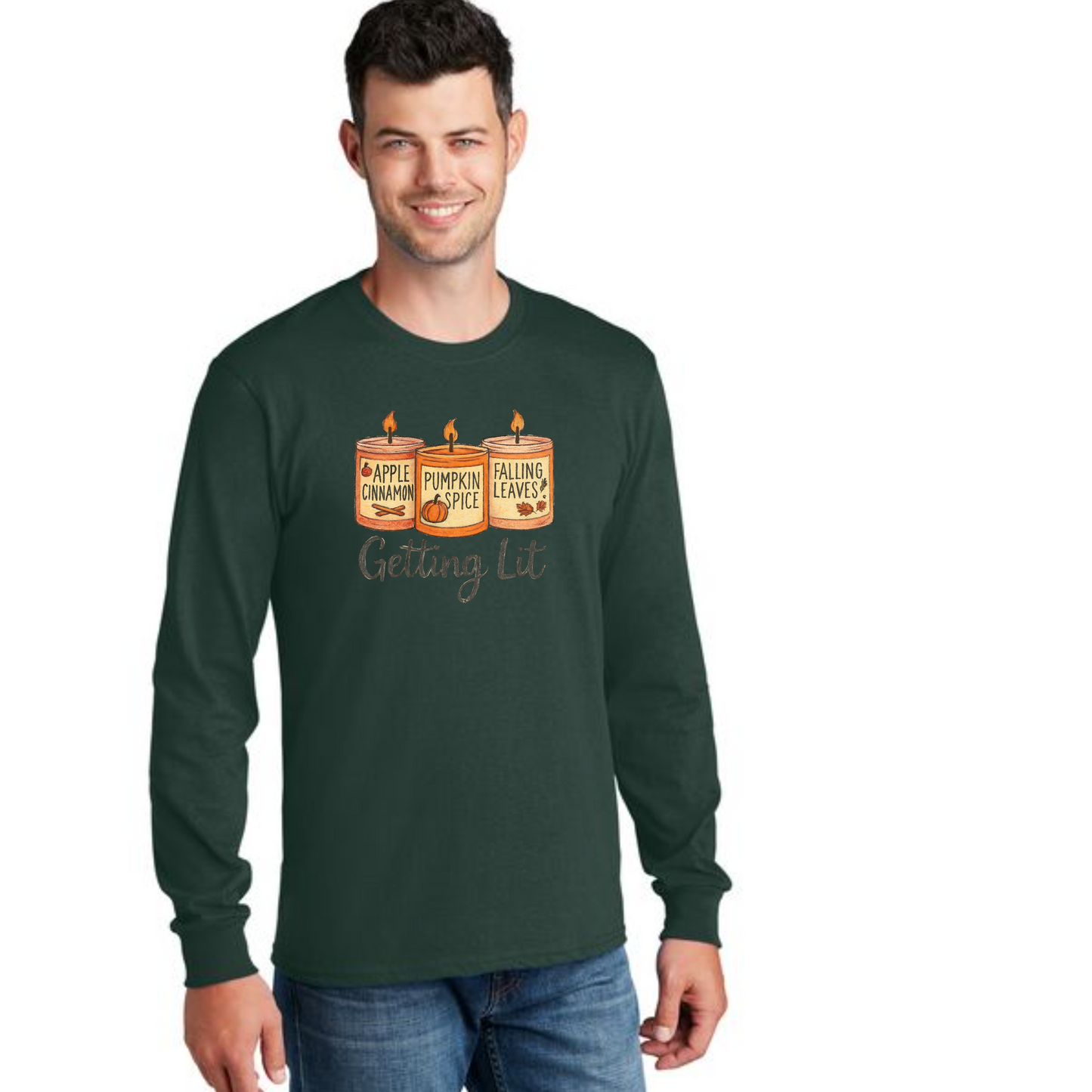 THANKSGIVING PC54LS Port & Company® Long Sleeve Core Cotton Tee 26