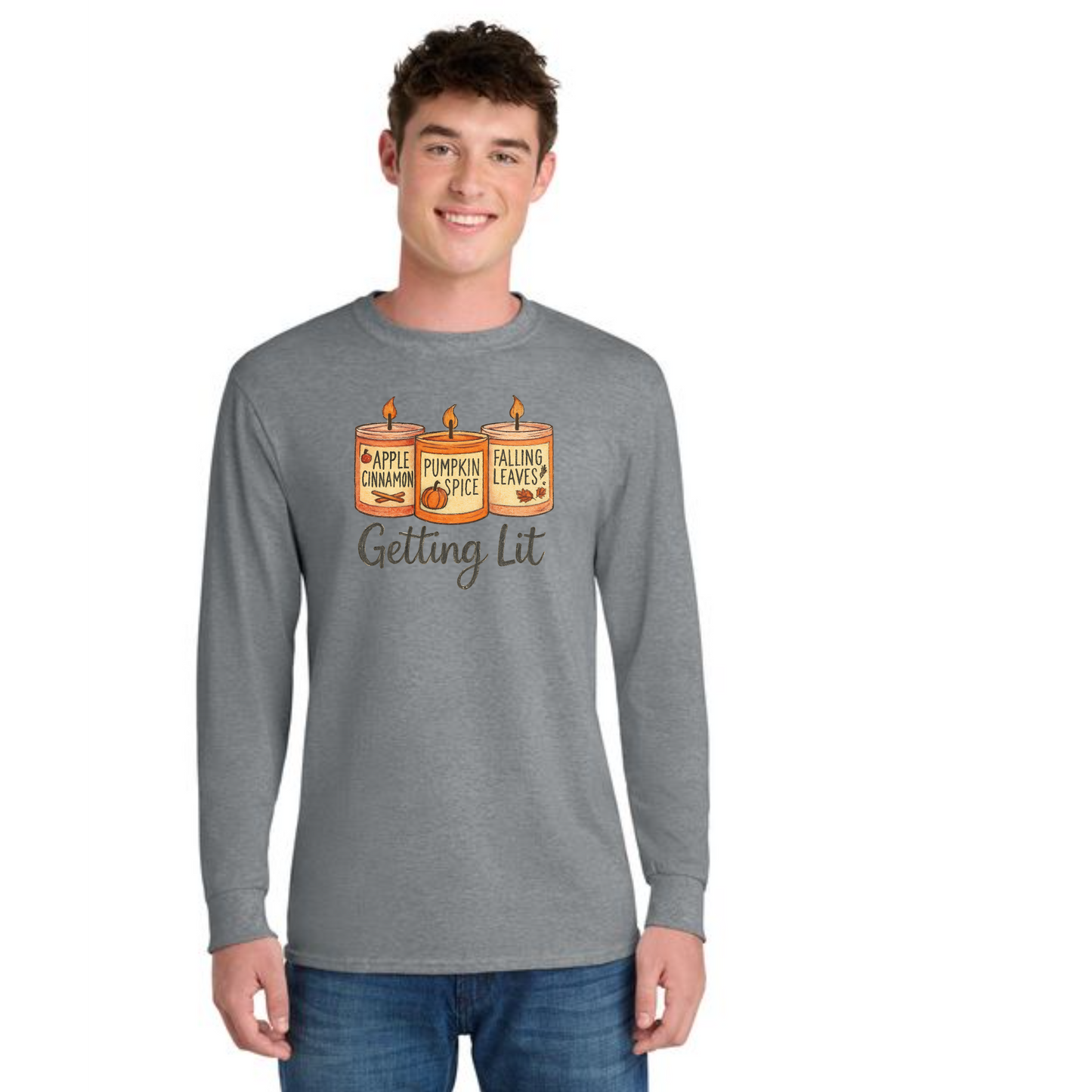 THANKSGIVING PC54LS Port & Company® Long Sleeve Core Cotton Tee 26