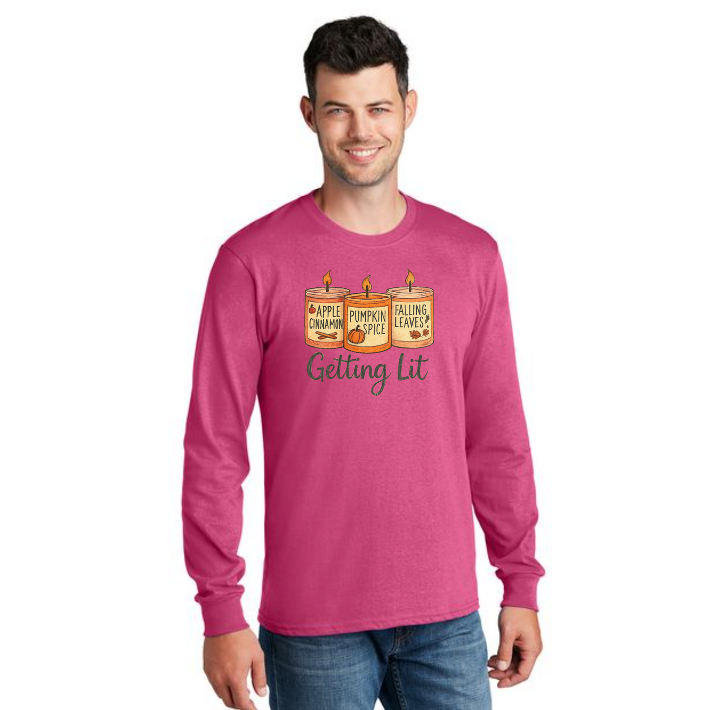 THANKSGIVING PC54LS Port & Company® Long Sleeve Core Cotton Tee 26