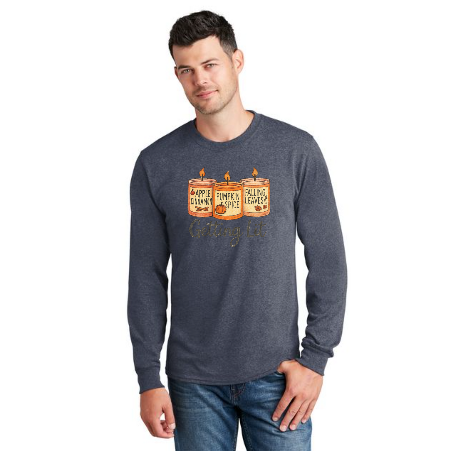 THANKSGIVING PC54LS Port & Company® Long Sleeve Core Cotton Tee 26