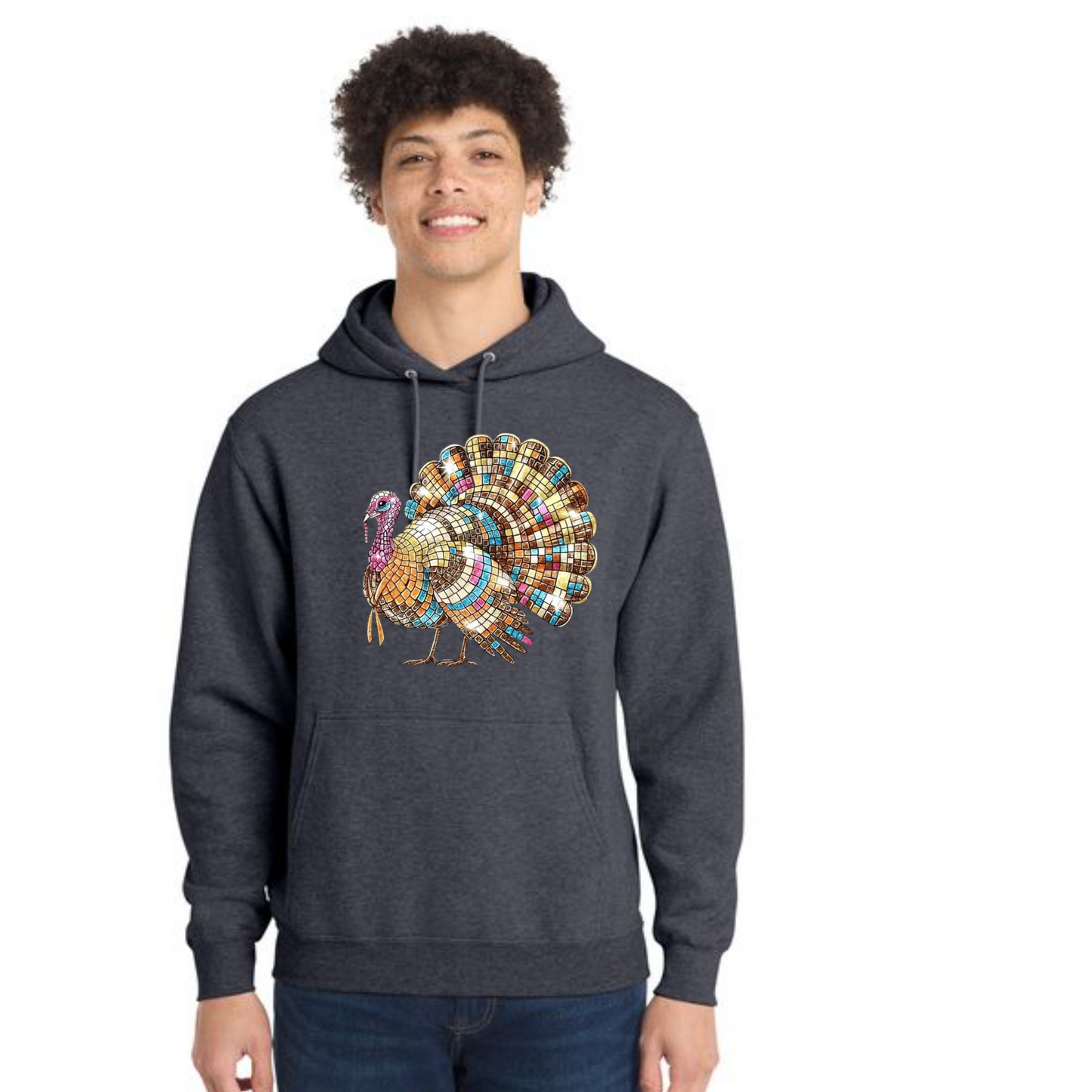 THANKSGIVING Port & Company® Core Fleece Pullover Hooded Sweatshirt 27