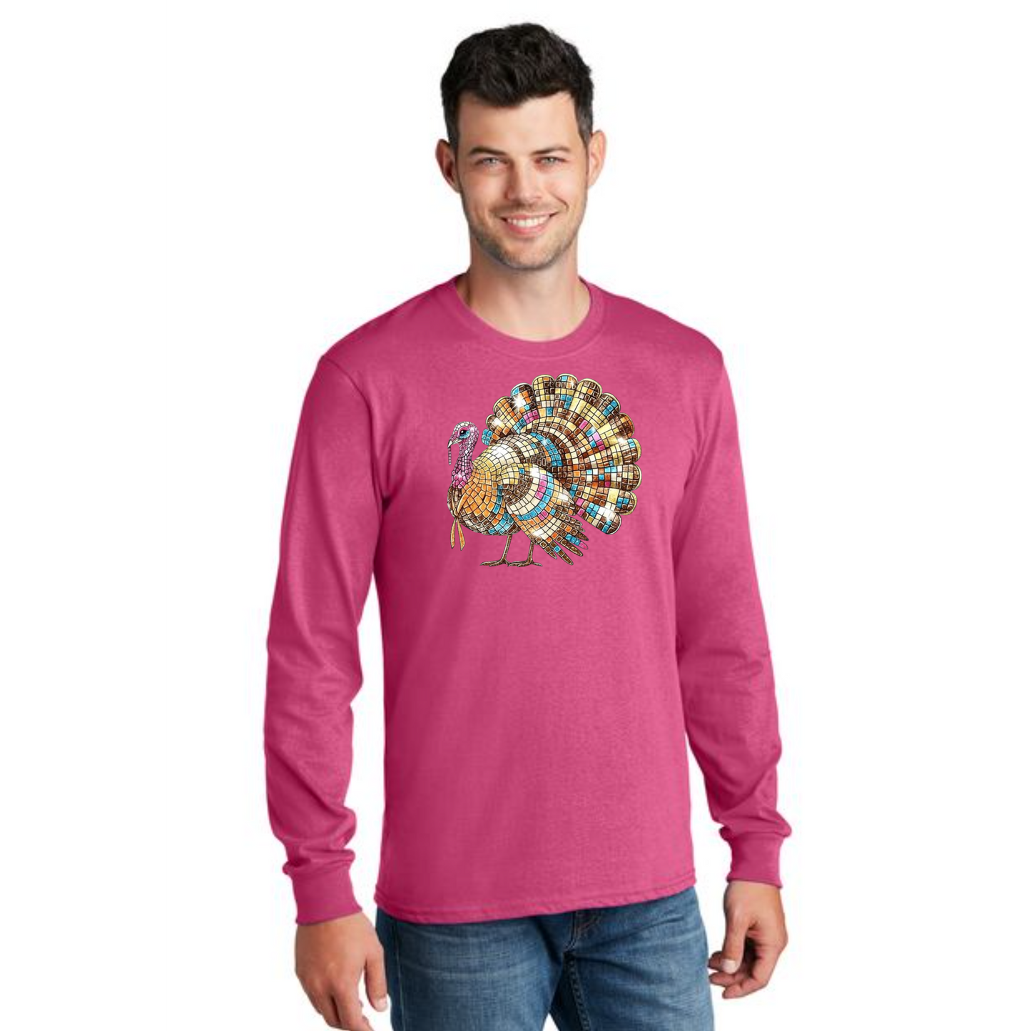 THANKSGIVING PC54LS Port & Company® Long Sleeve Core Cotton Tee 27