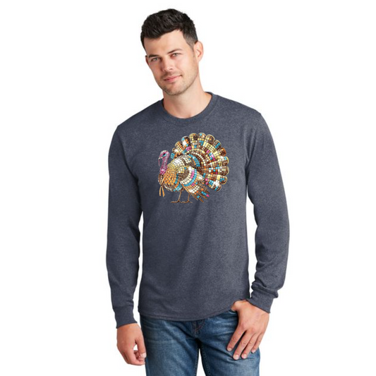 THANKSGIVING PC54LS Port & Company® Long Sleeve Core Cotton Tee 27