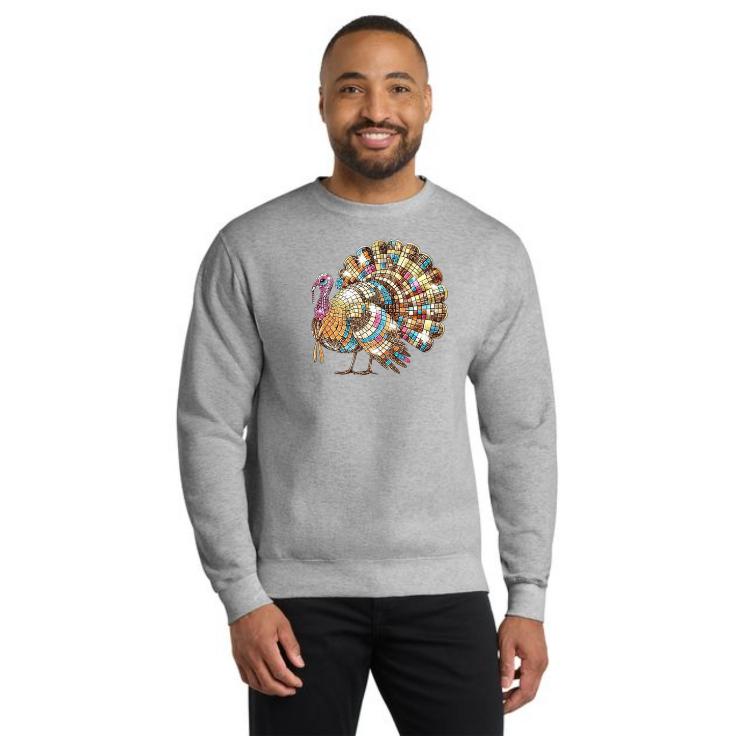 THANKSGIVING PC78 Port & Company® Core Fleece Crewneck Sweatshirt 27