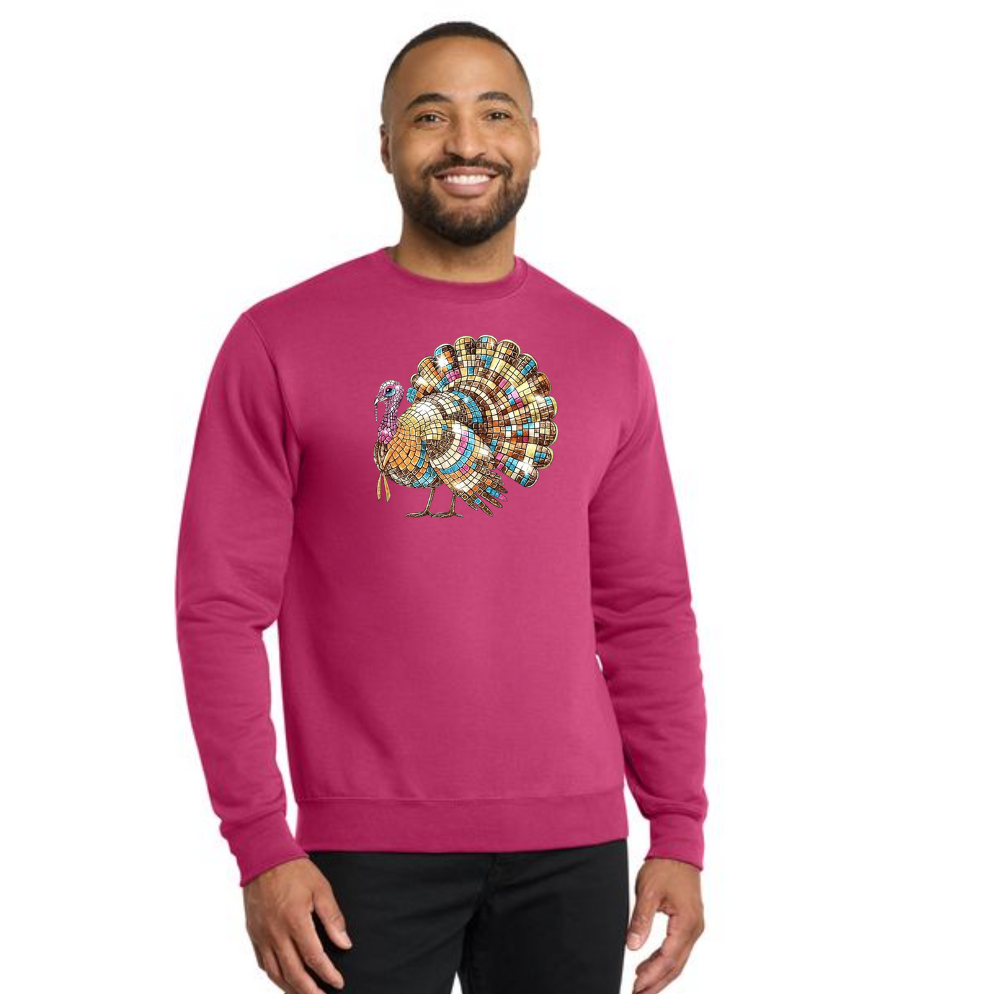 THANKSGIVING PC78 Port & Company® Core Fleece Crewneck Sweatshirt 27