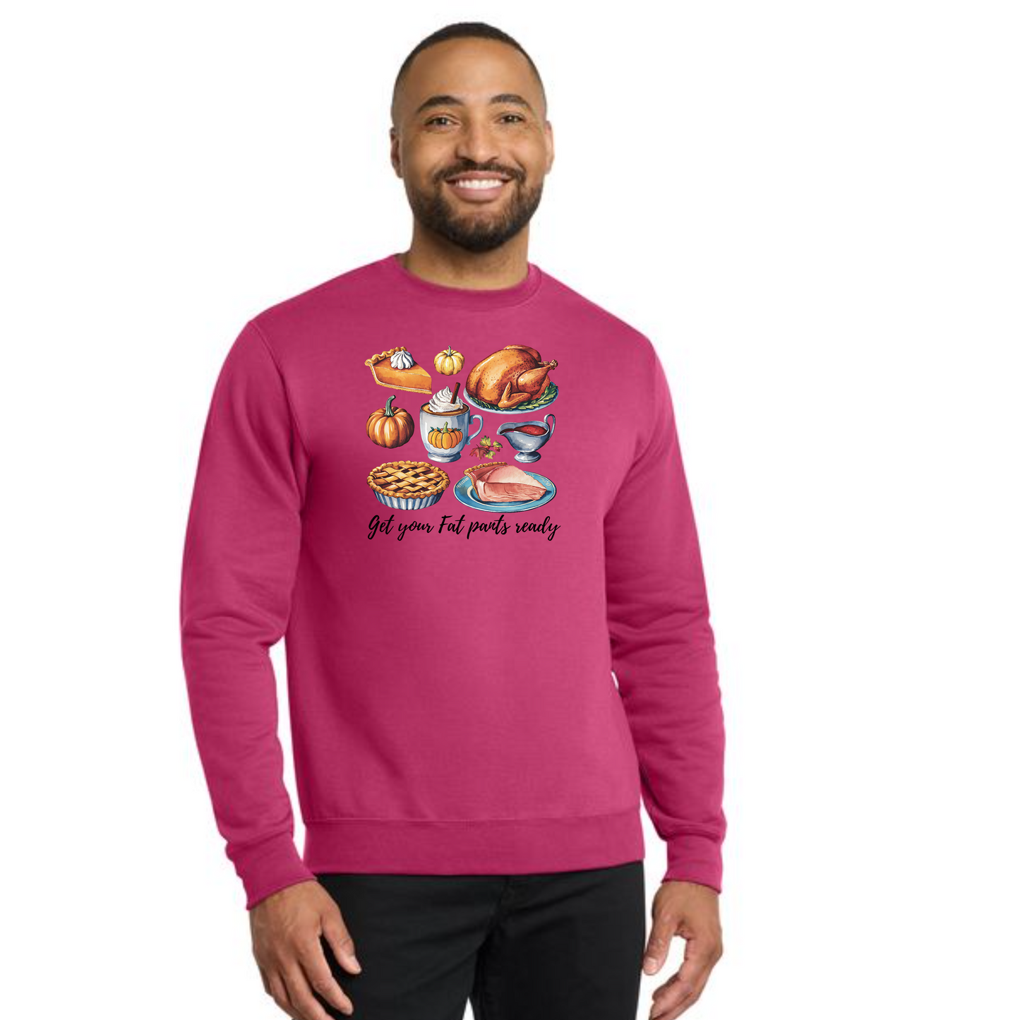 THANKSGIVING PC78 Port & Company® Core Fleece Crewneck Sweatshirt 28