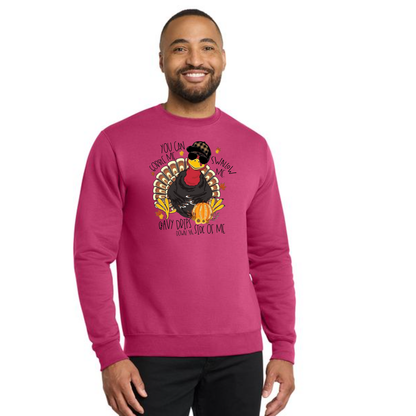 THANKSGIVING PC78 Port & Company® Core Fleece Crewneck Sweatshirt 30