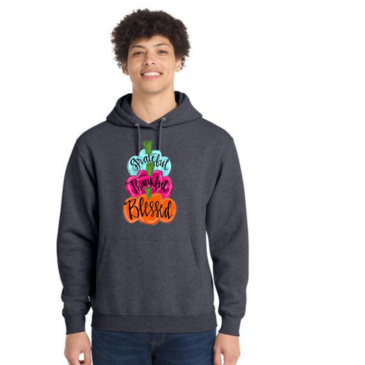 THANKSGIVING Port & Company® Core Fleece Pullover Hooded Sweatshirt 32