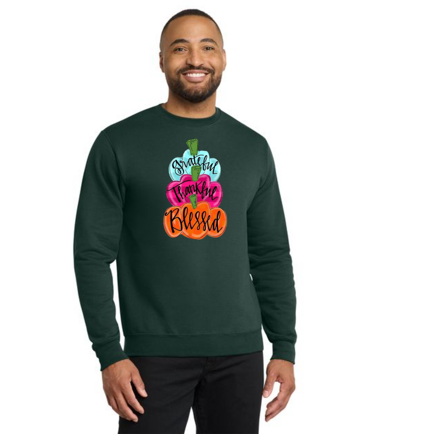 THANKSGIVING PC78 Port & Company® Core Fleece Crewneck Sweatshirt 32