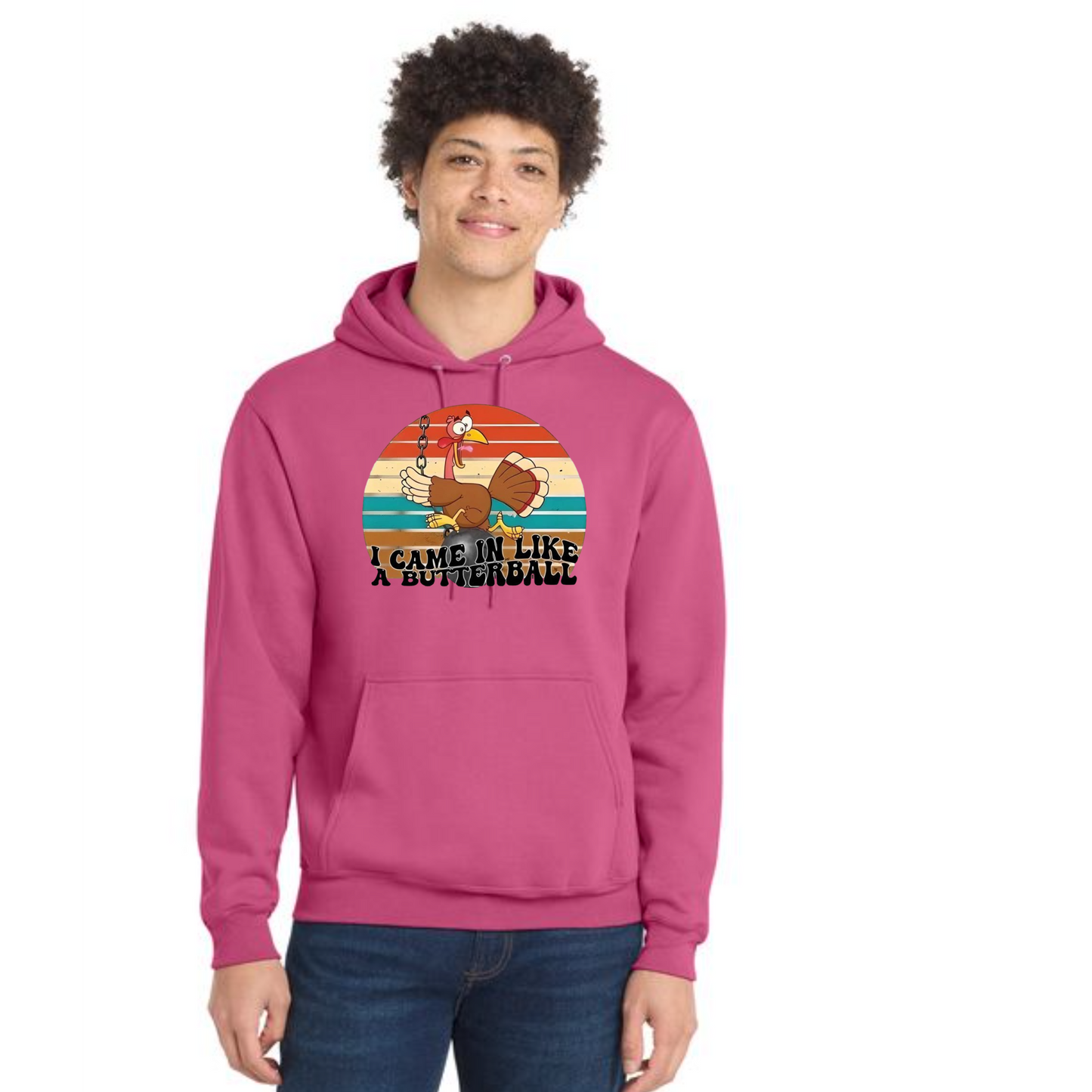 THANKSGIVING Port & Company® Core Fleece Pullover Hooded Sweatshirt 33