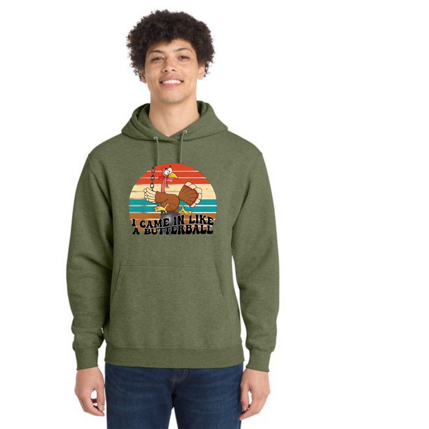 THANKSGIVING Port & Company® Core Fleece Pullover Hooded Sweatshirt 33