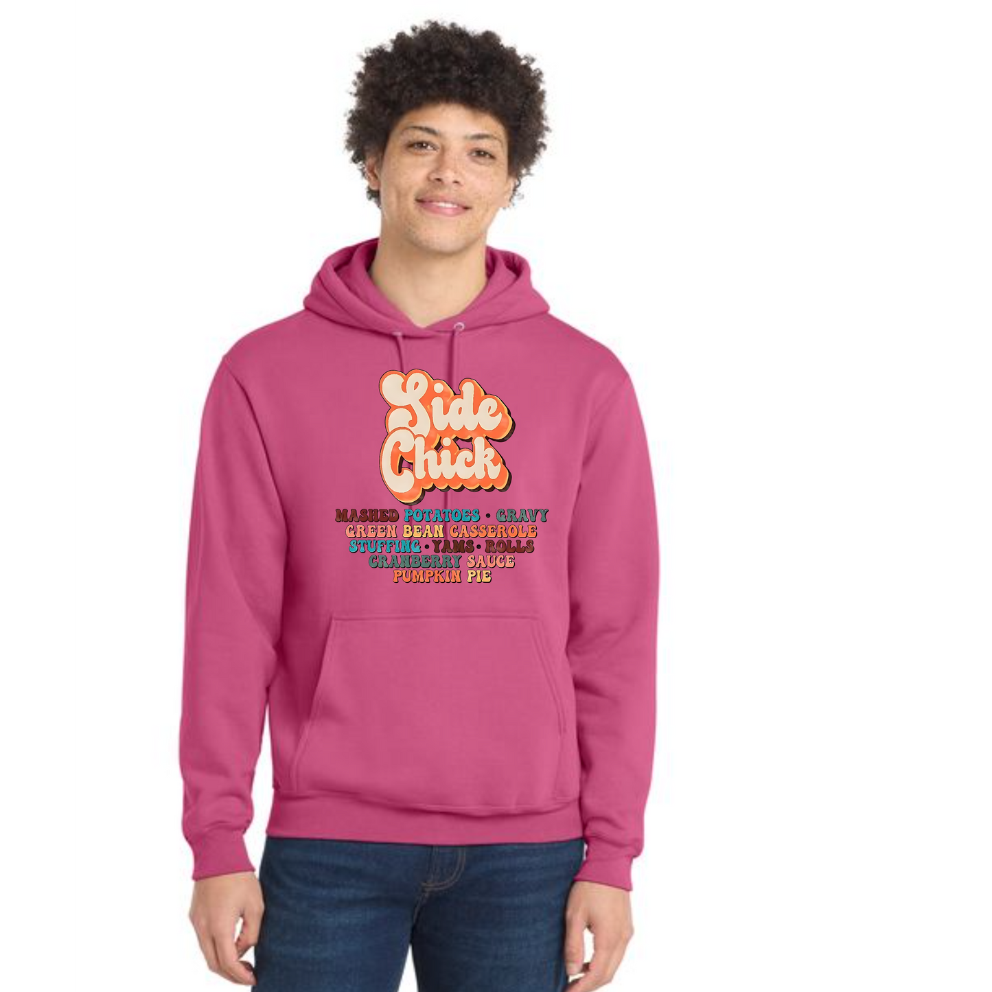 THANKSGIVING Port & Company® Core Fleece Pullover Hooded Sweatshirt 34